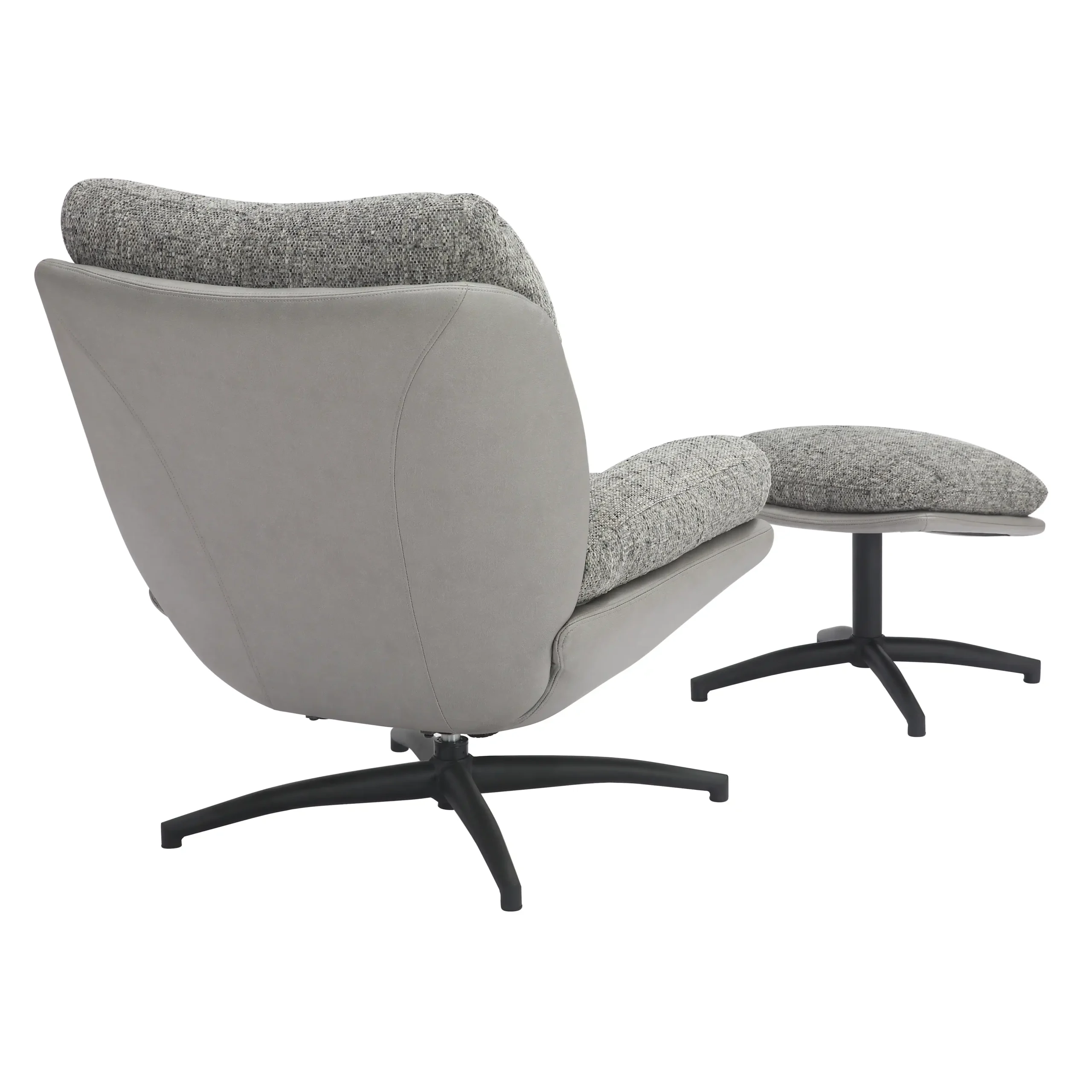 Calm Grey Lounge Chair - Image 4