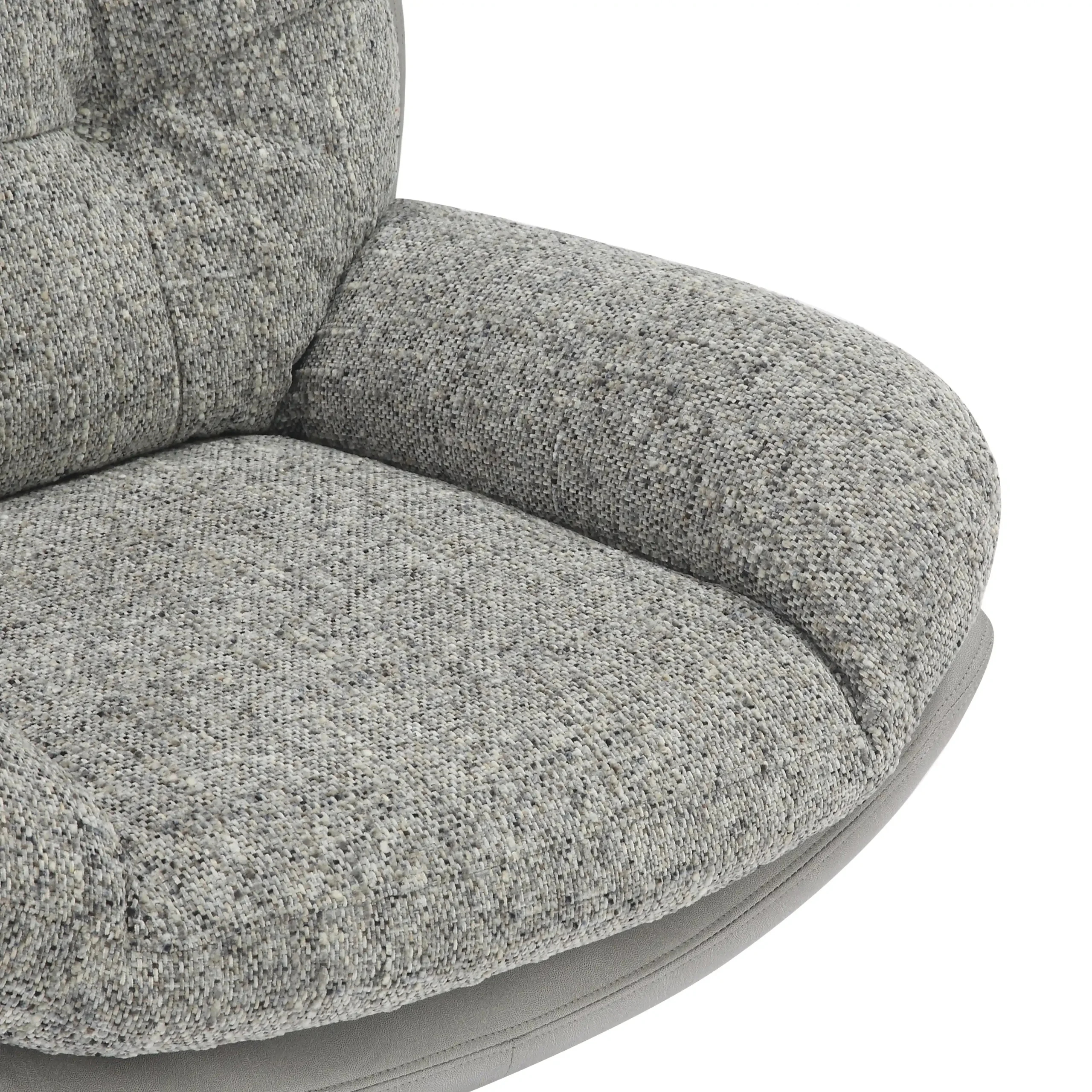 Calm Grey Lounge Chair - Image 7