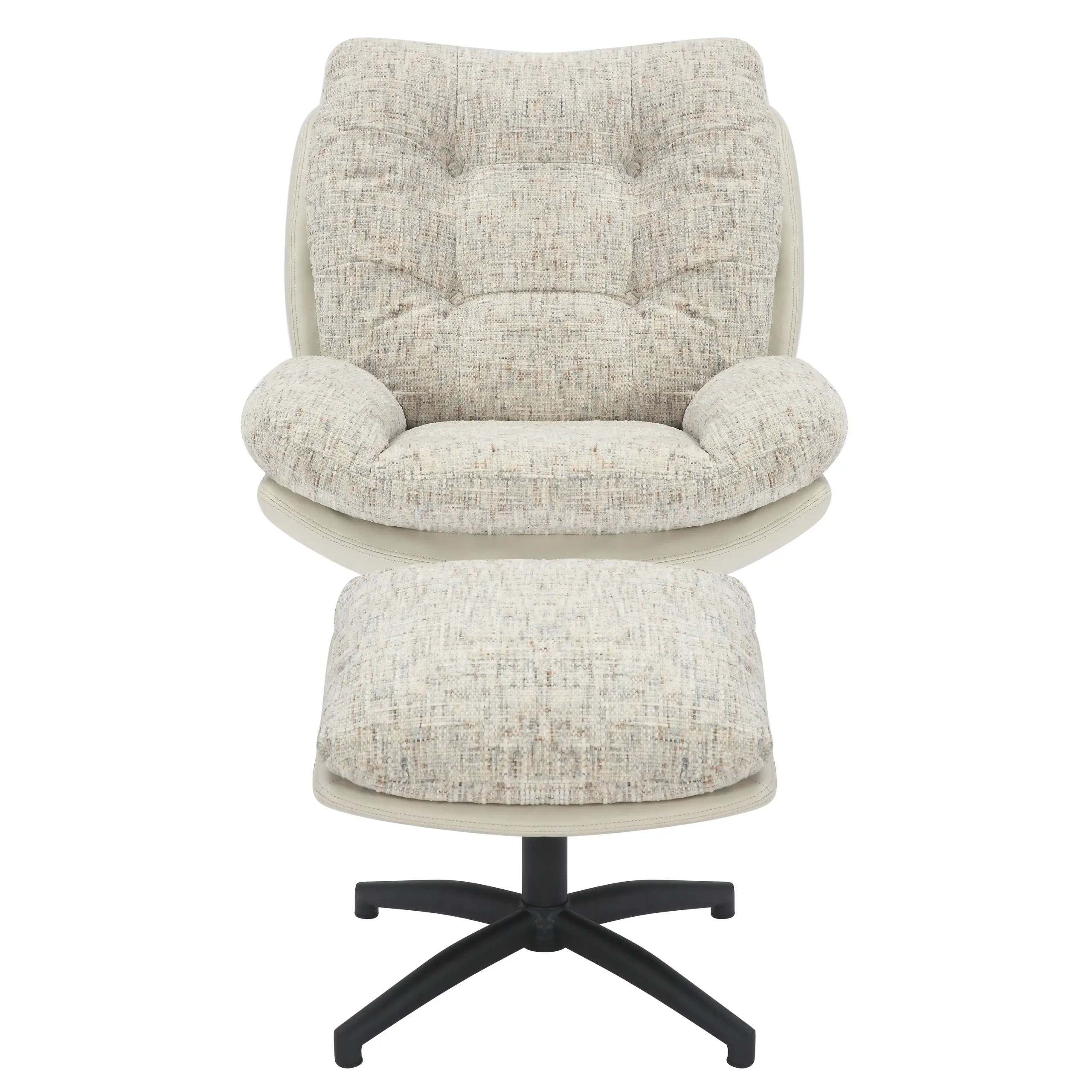 Calm Cream Lounge Chair - Image 2