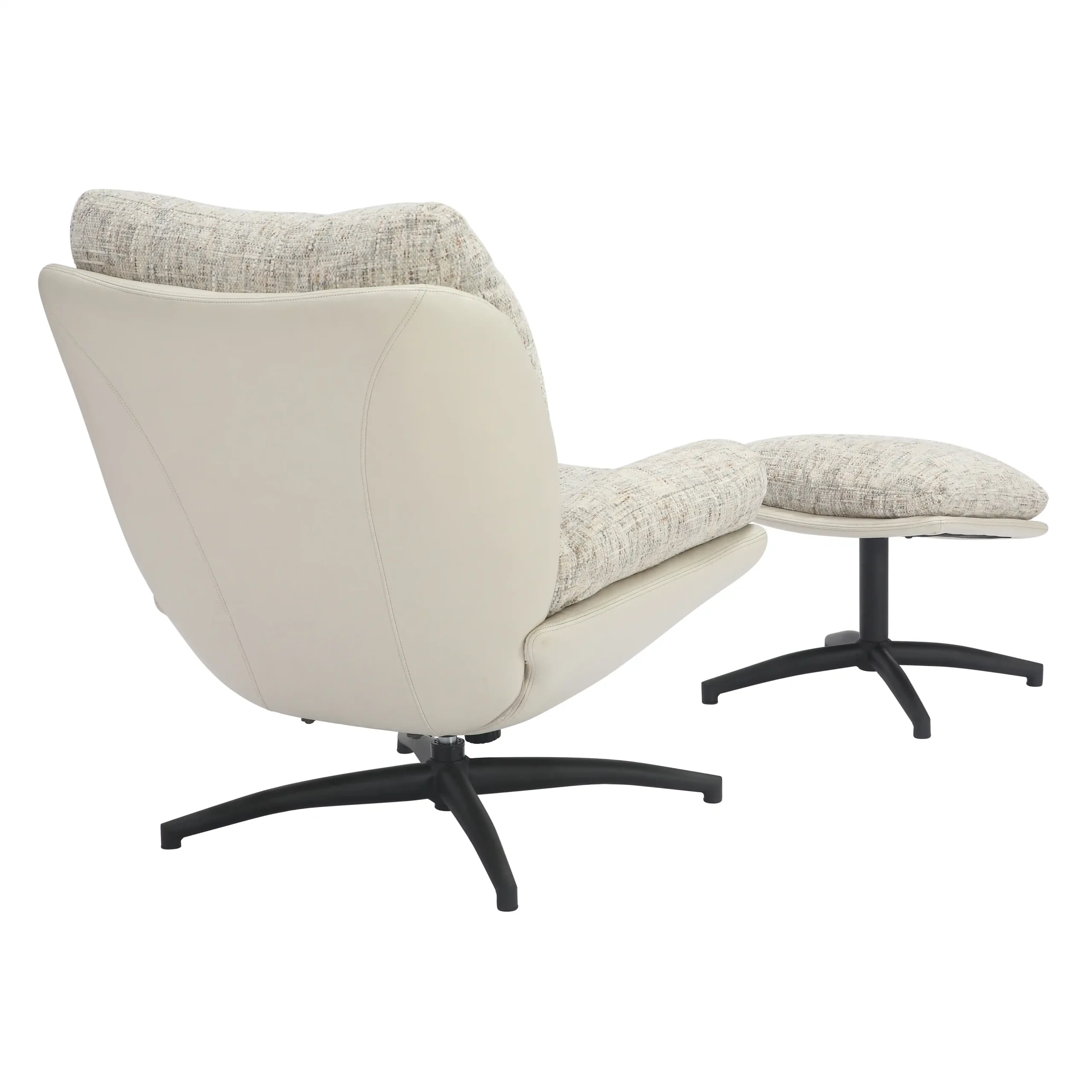 Calm Cream Lounge Chair - Image 4