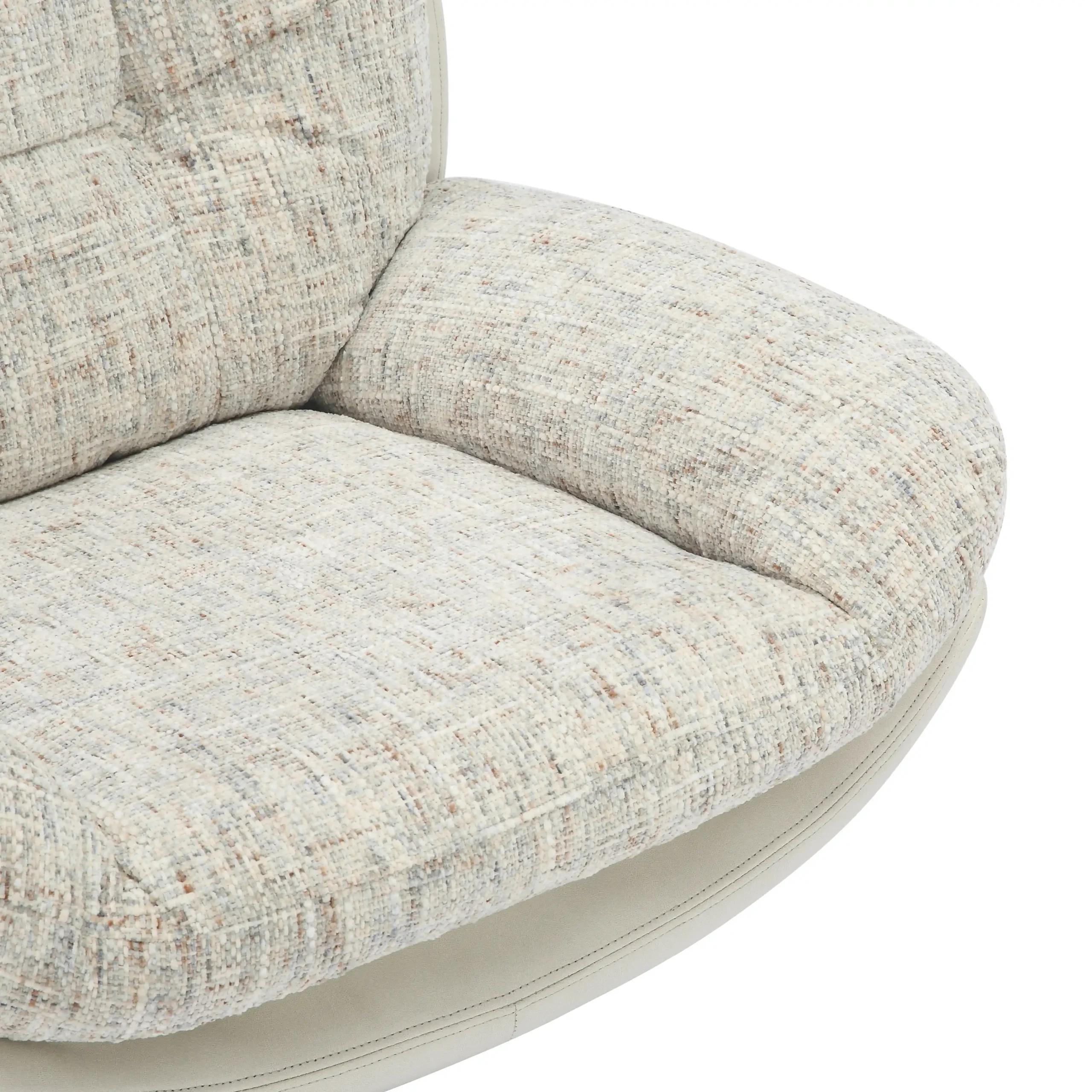 Calm Cream Lounge Chair - Image 7