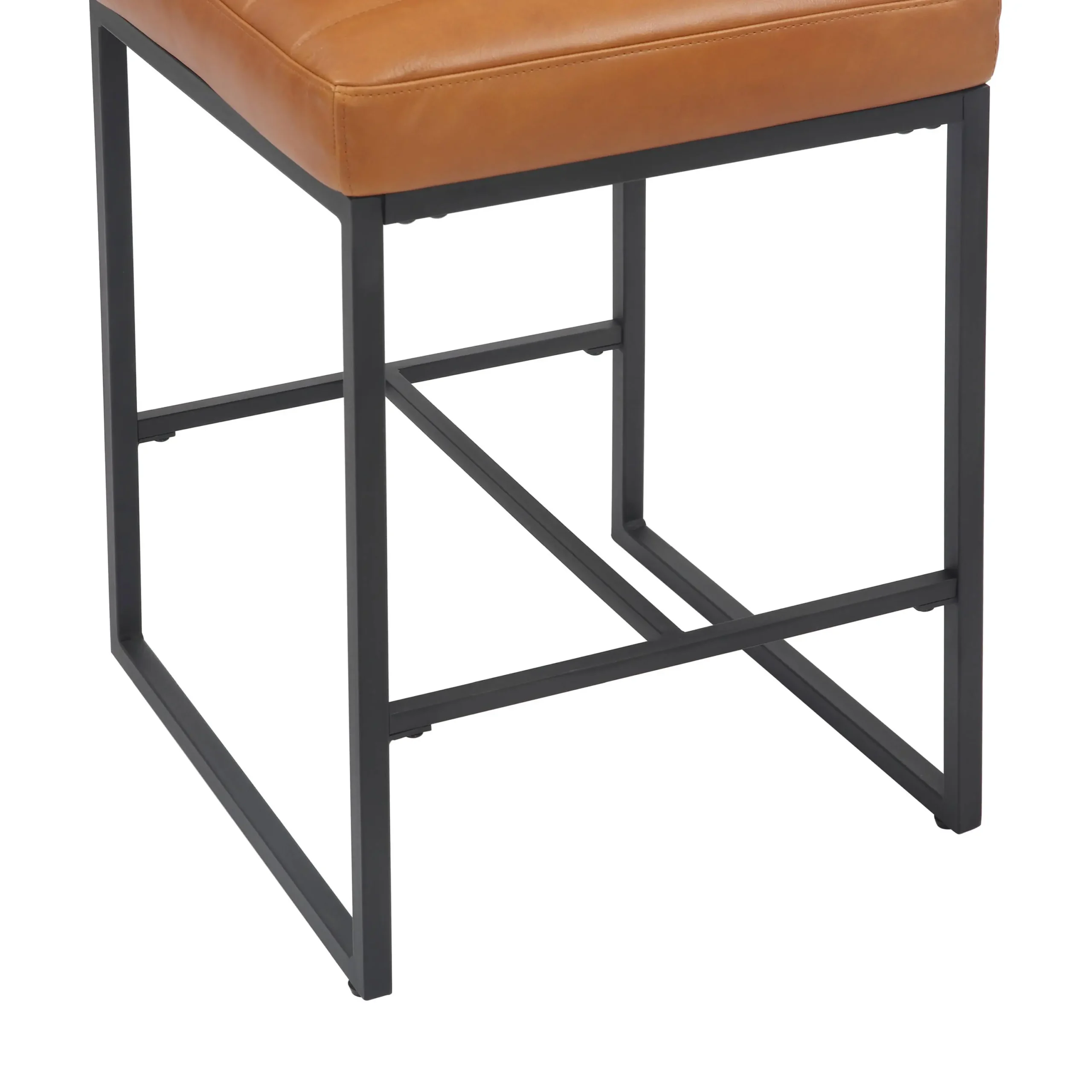 Carlton Real Leather Light Brown Bar Stool - Image 7