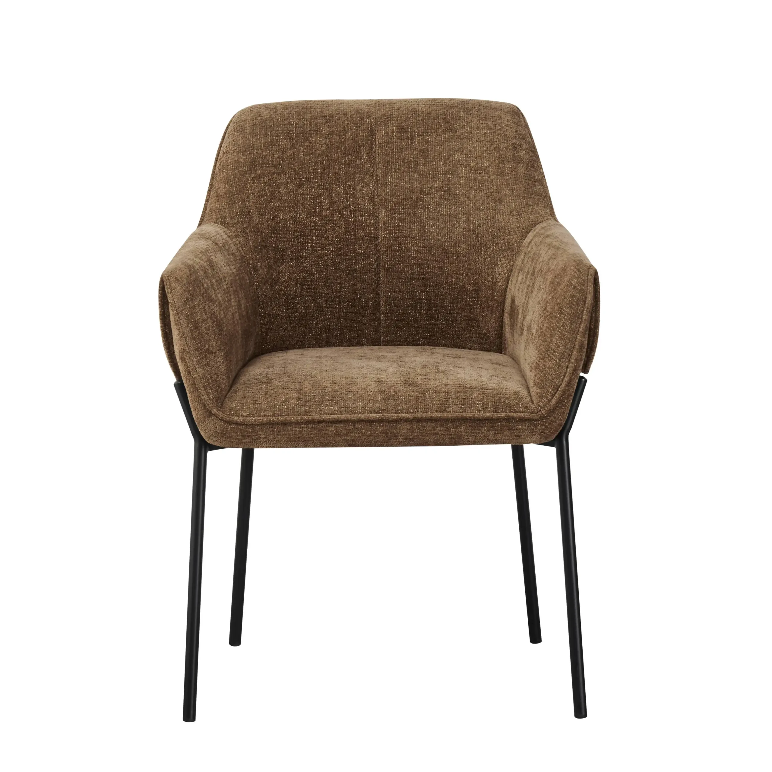 Milan Chenille Effect Dining Chair - Image 3