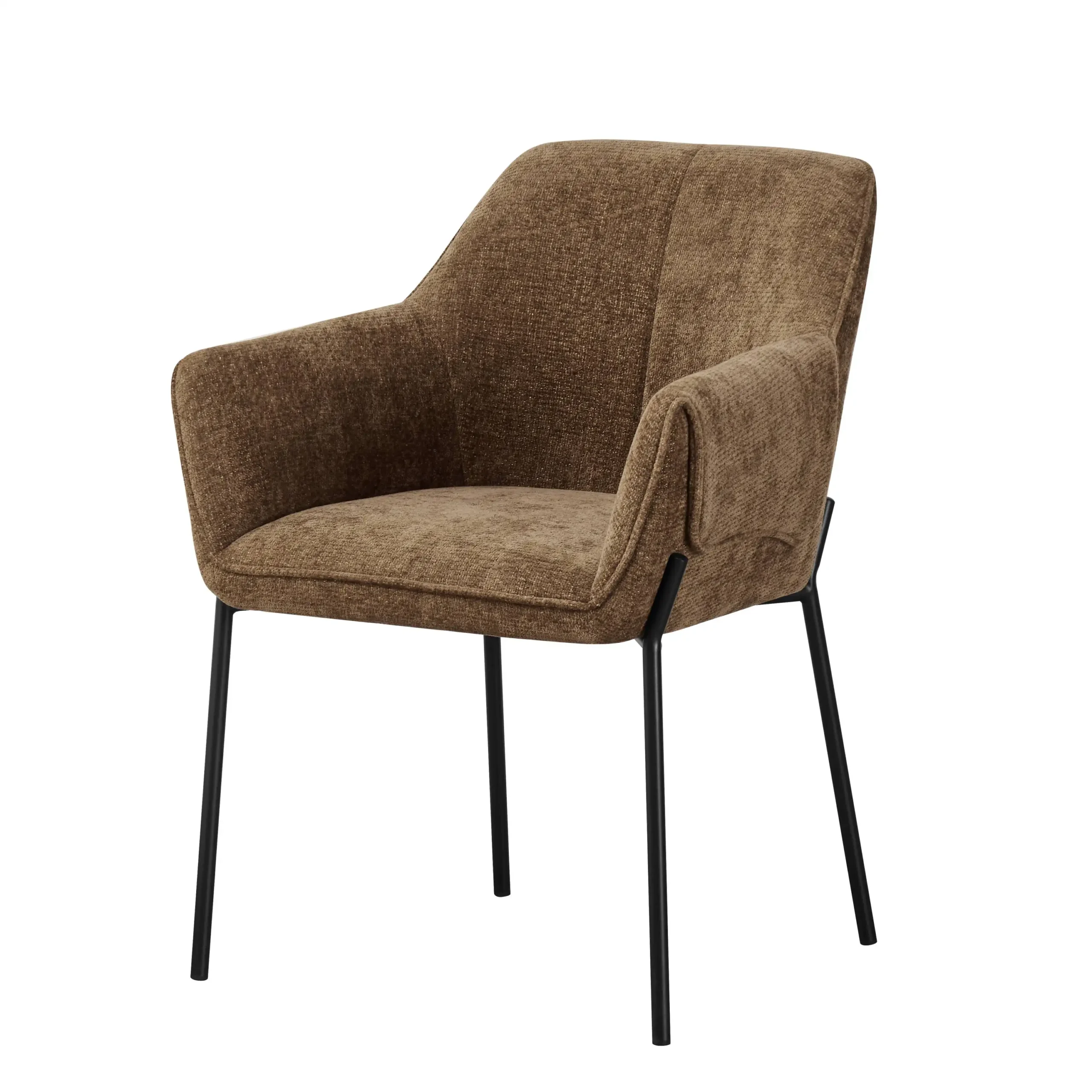 Milan Chenille Effect Dining Chair - Image 4