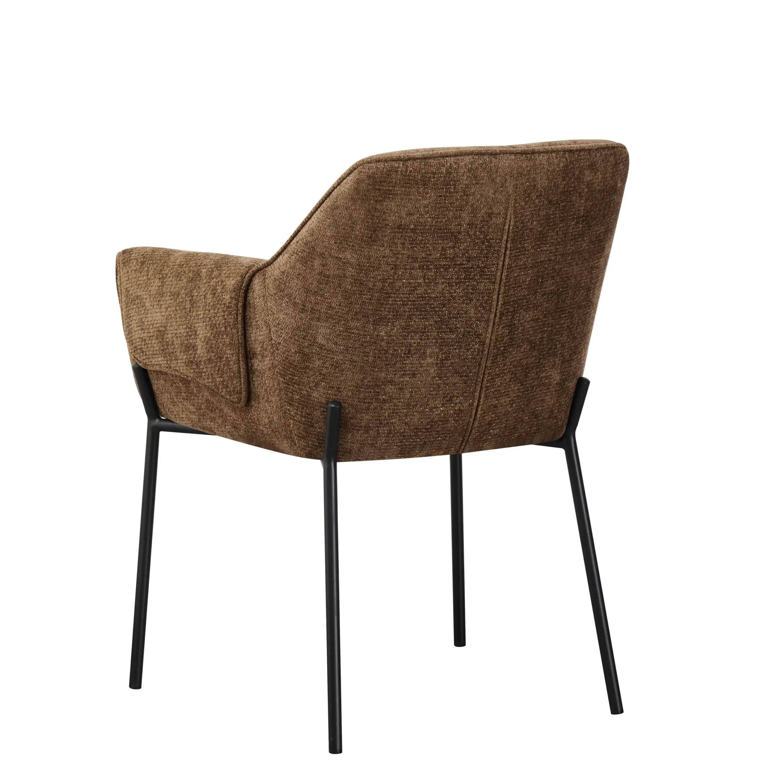 Milan Chenille Effect Dining Chair - Image 5