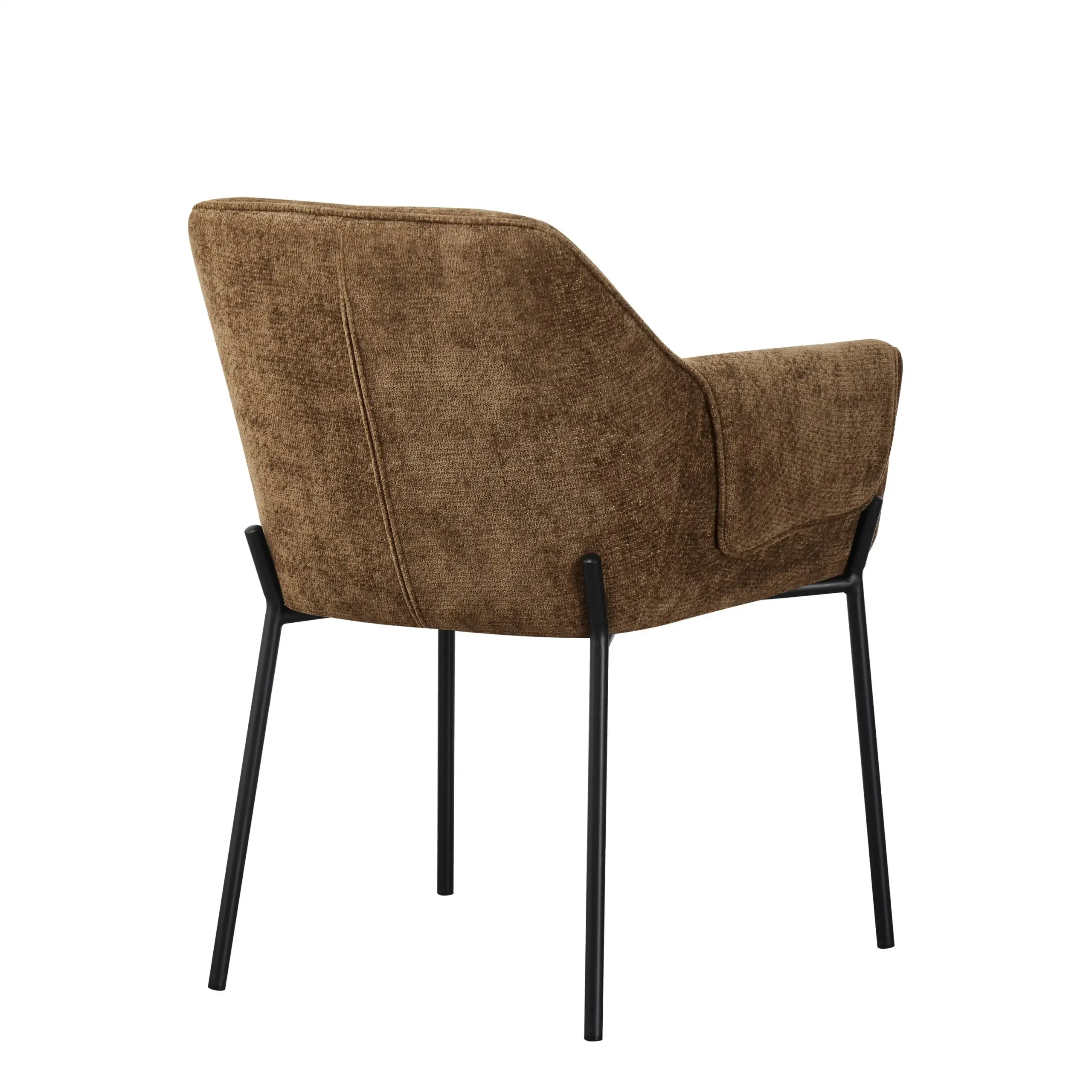 Milan Chenille Effect Dining Chair - Image 6