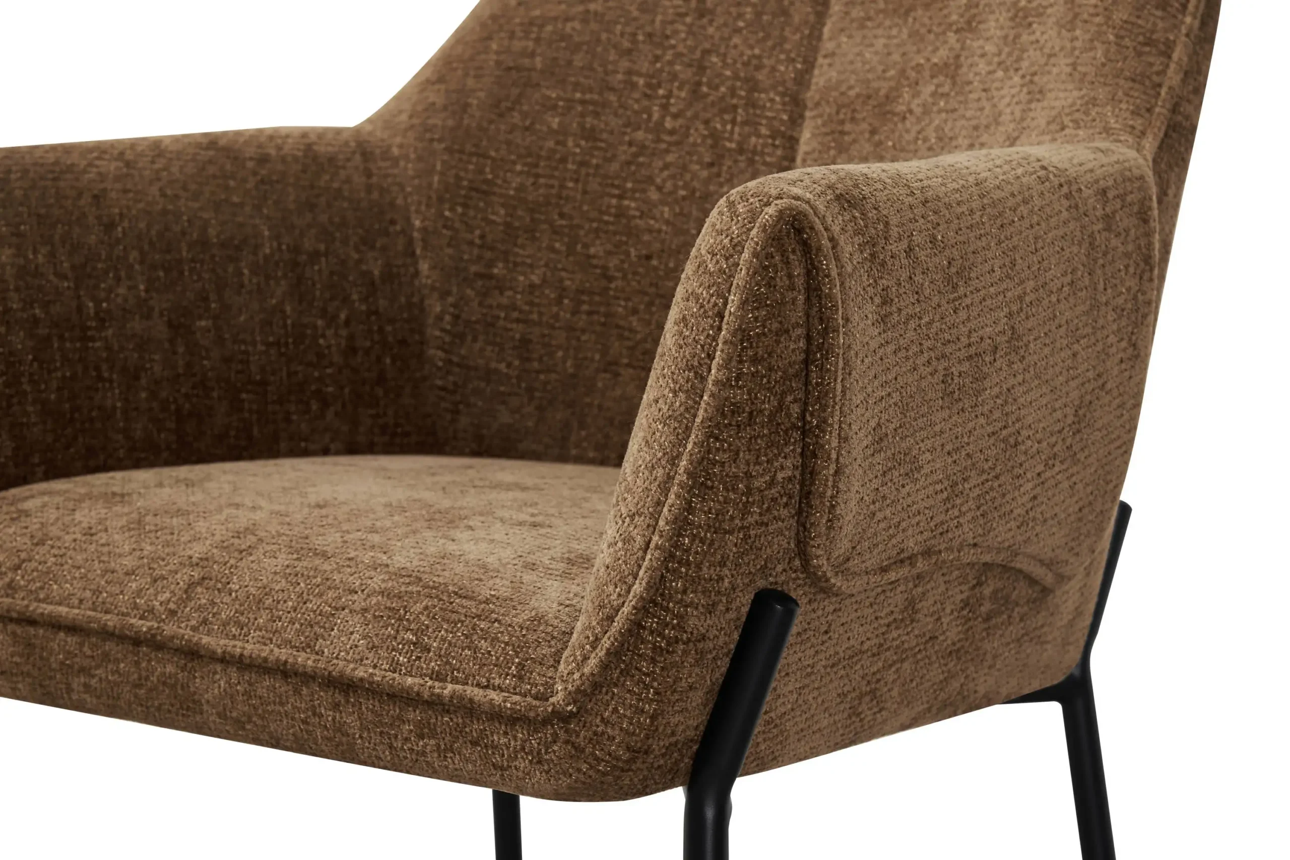 Milan Chenille Effect Dining Chair - Image 7