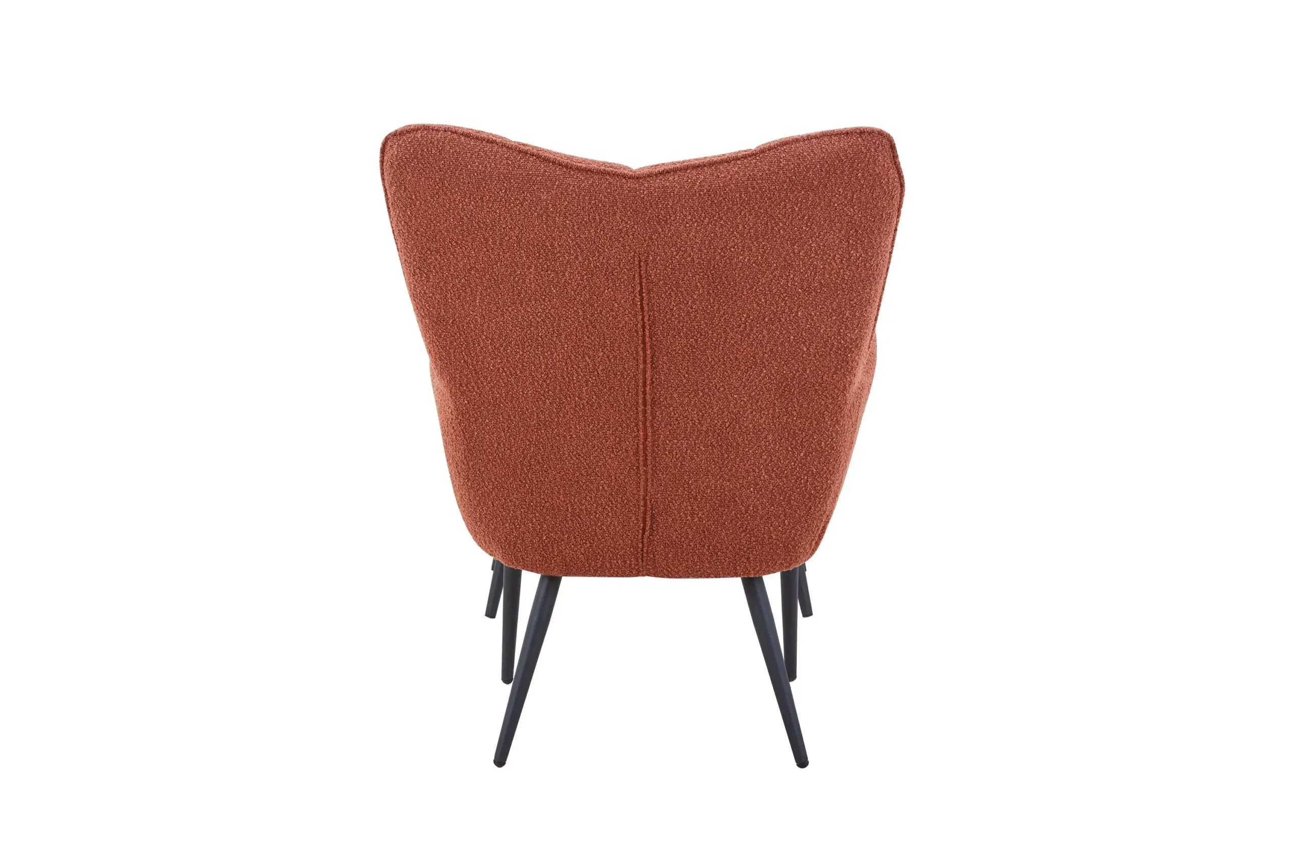 Paris Boucle Copper Armchair & Footstool - Image 5