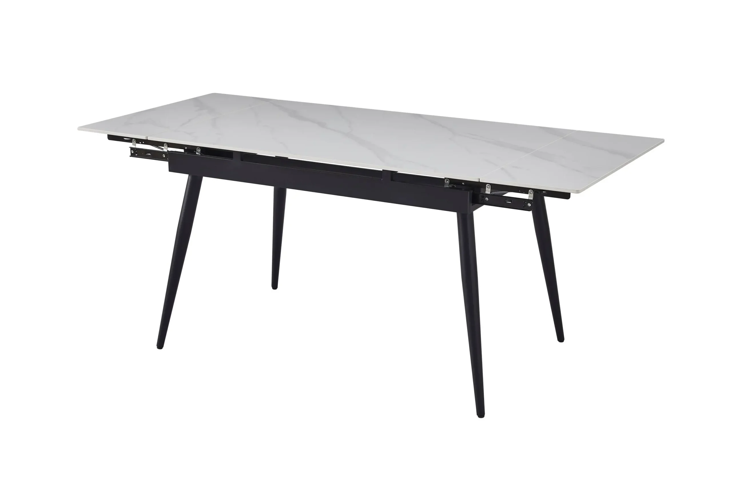 Monaco Extending White Dining Table - Image 4