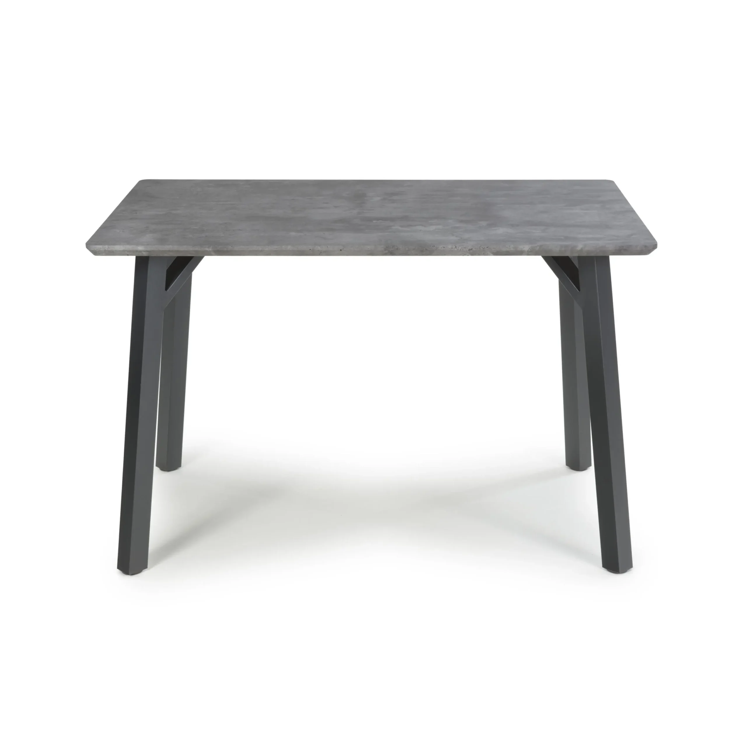 Loxdale 1.2m Grey Concrete Effect Dining Table - Image 2