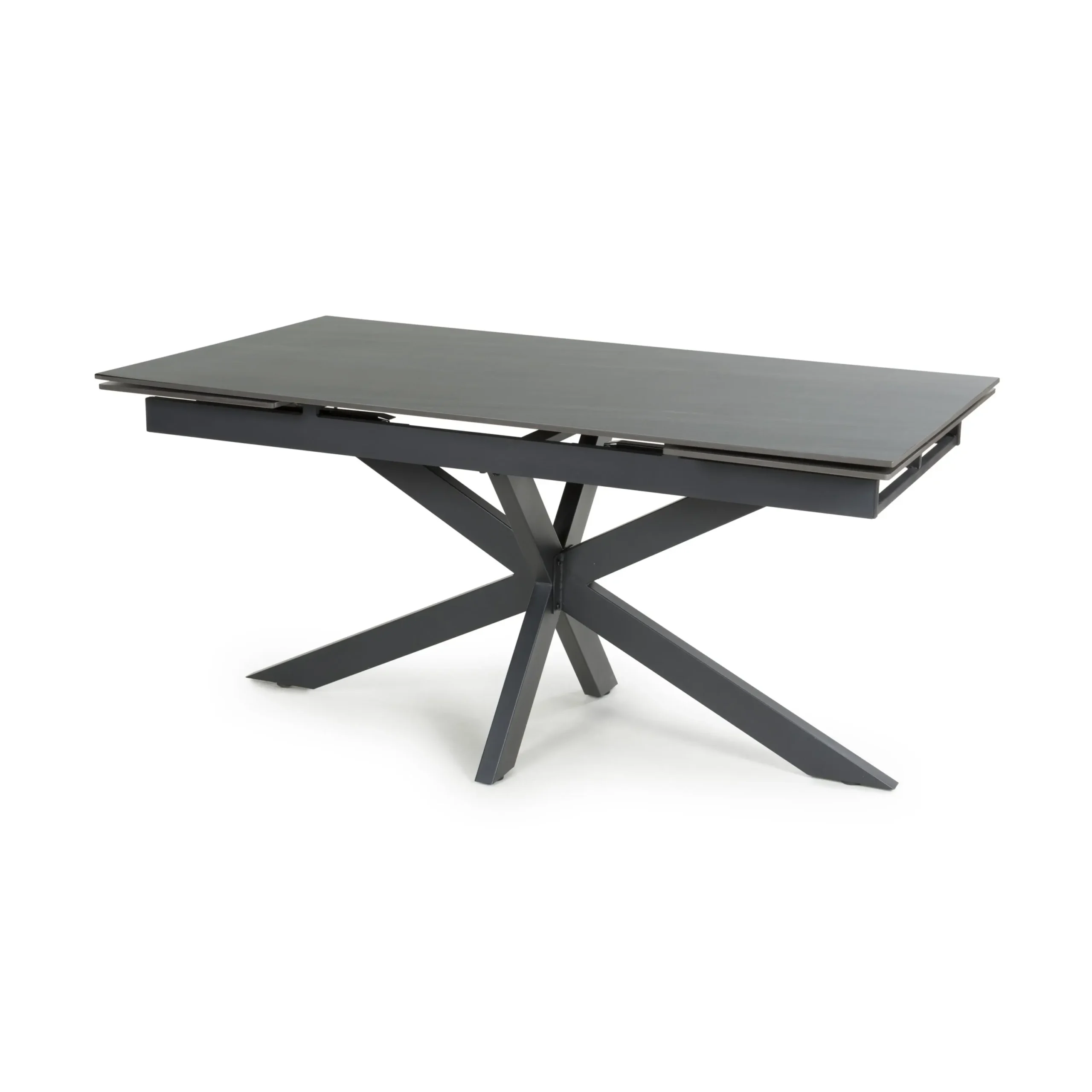 Vermont 1.6m - 2.4m Extending Grey Dining Table - Image 4