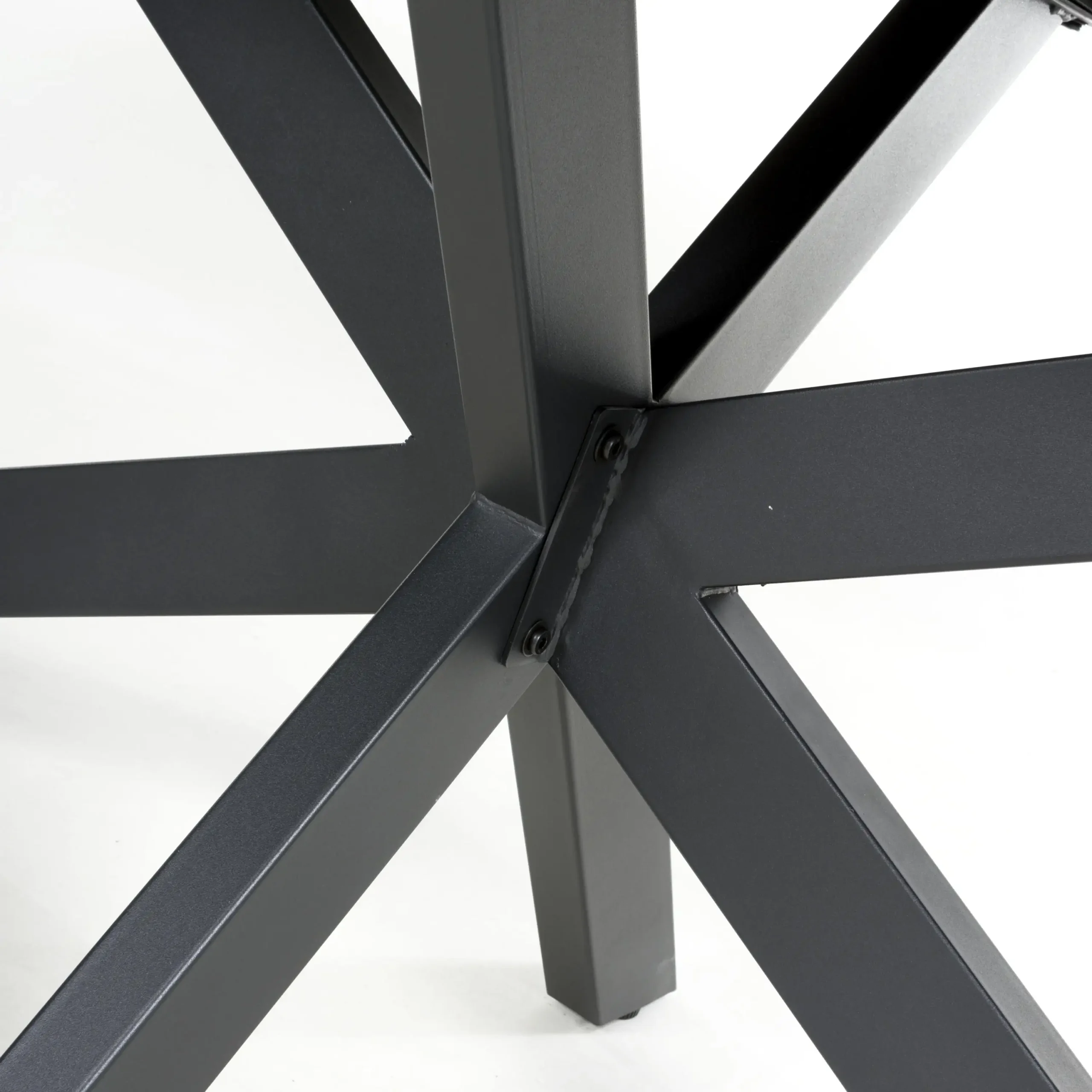 Vermont 1.6m - 2.4m Extending Grey Dining Table - Image 6