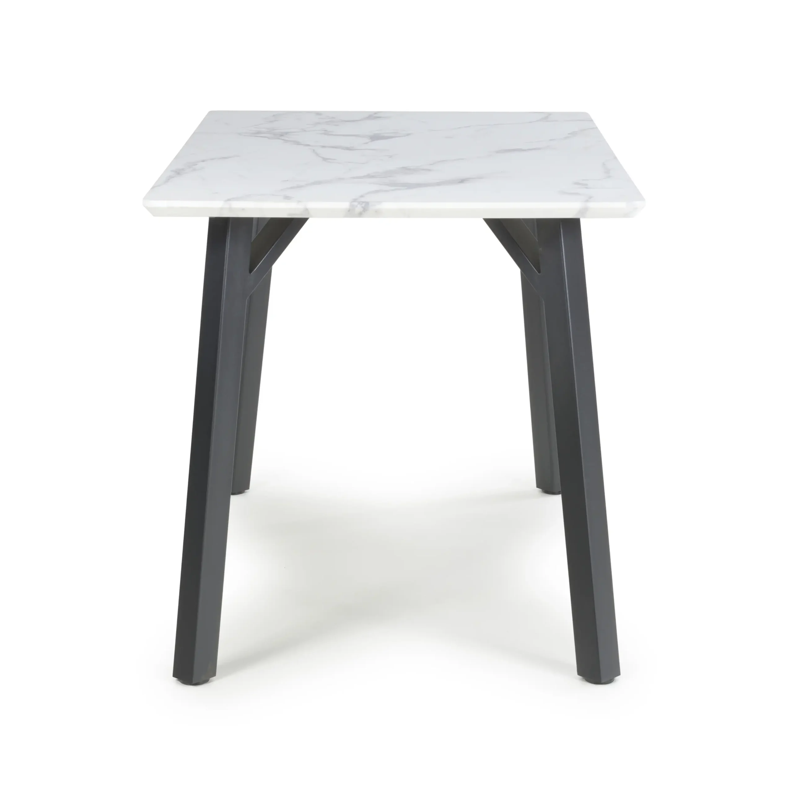 1.2m Fixed Top Dining Table - Marble - Image 4