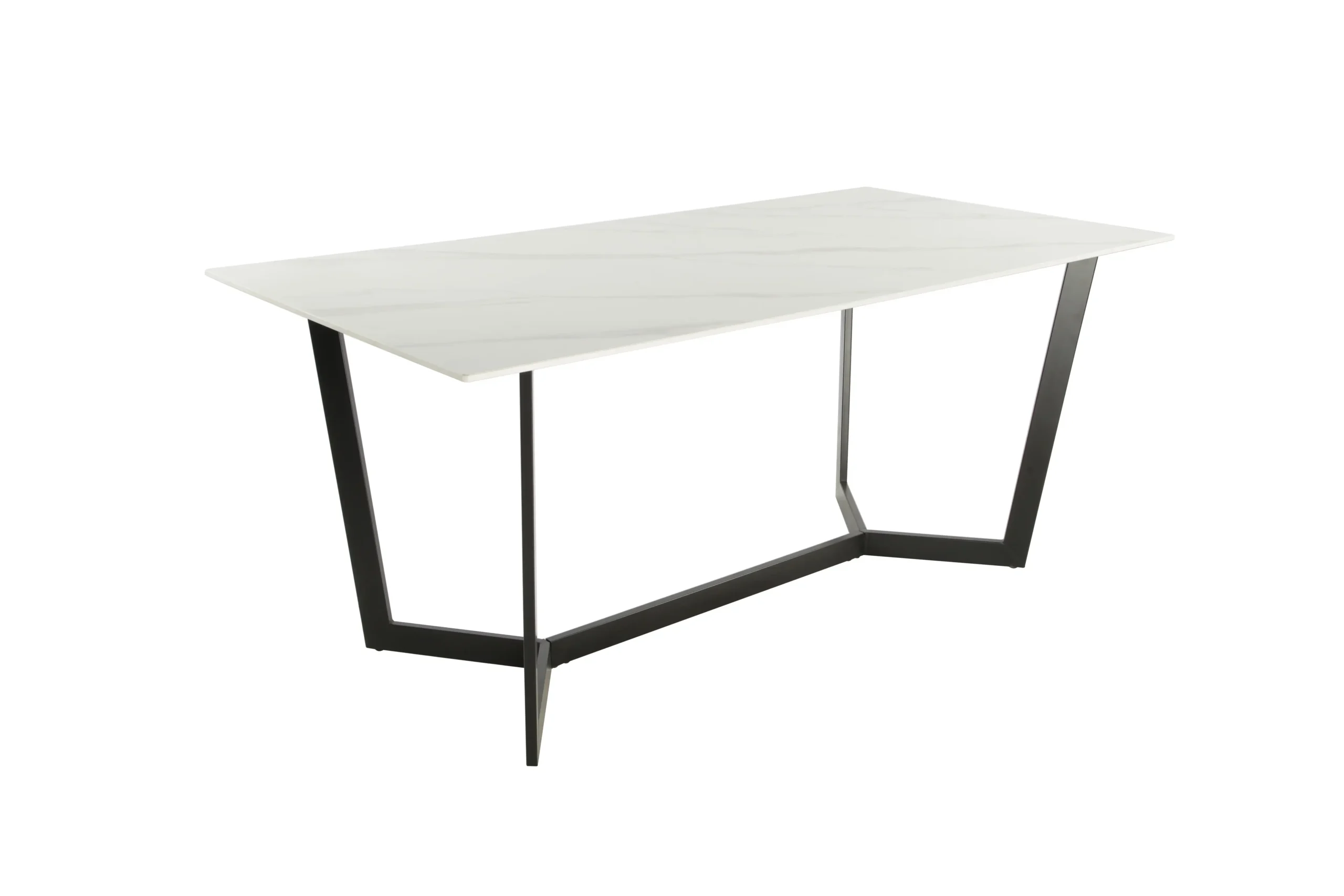 1.8m High Gloss White Dining Table