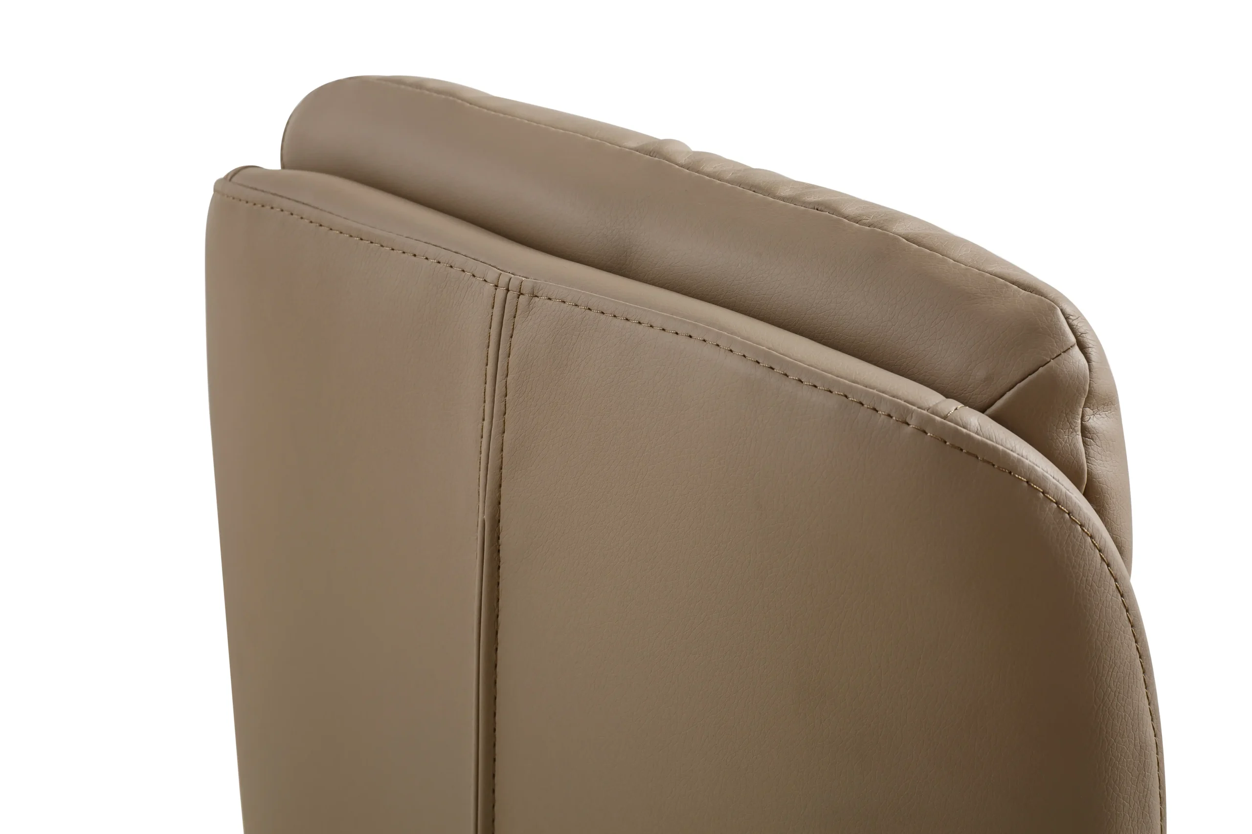 Arnhem Leather Effect Mink Dining Chair - Image 6