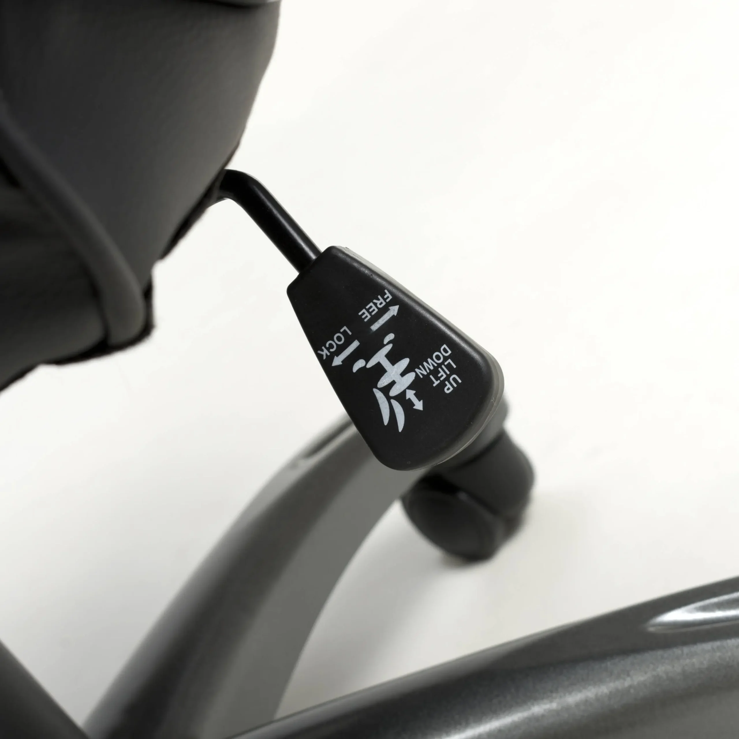 Regent Executive Leather Faced Black Office Chair - Image 11