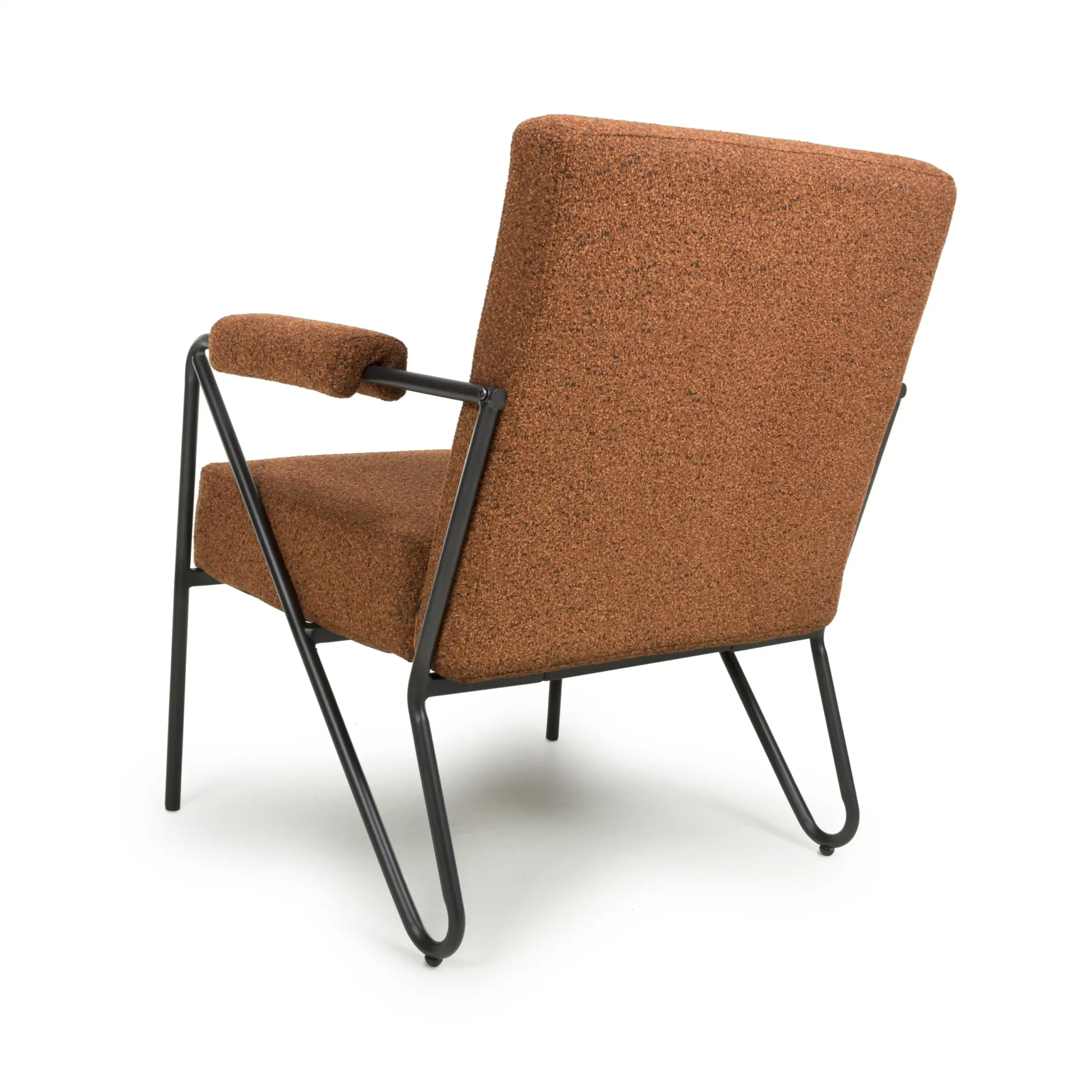 Oslo Speckled Burnt Orange Armchair - Image 2
