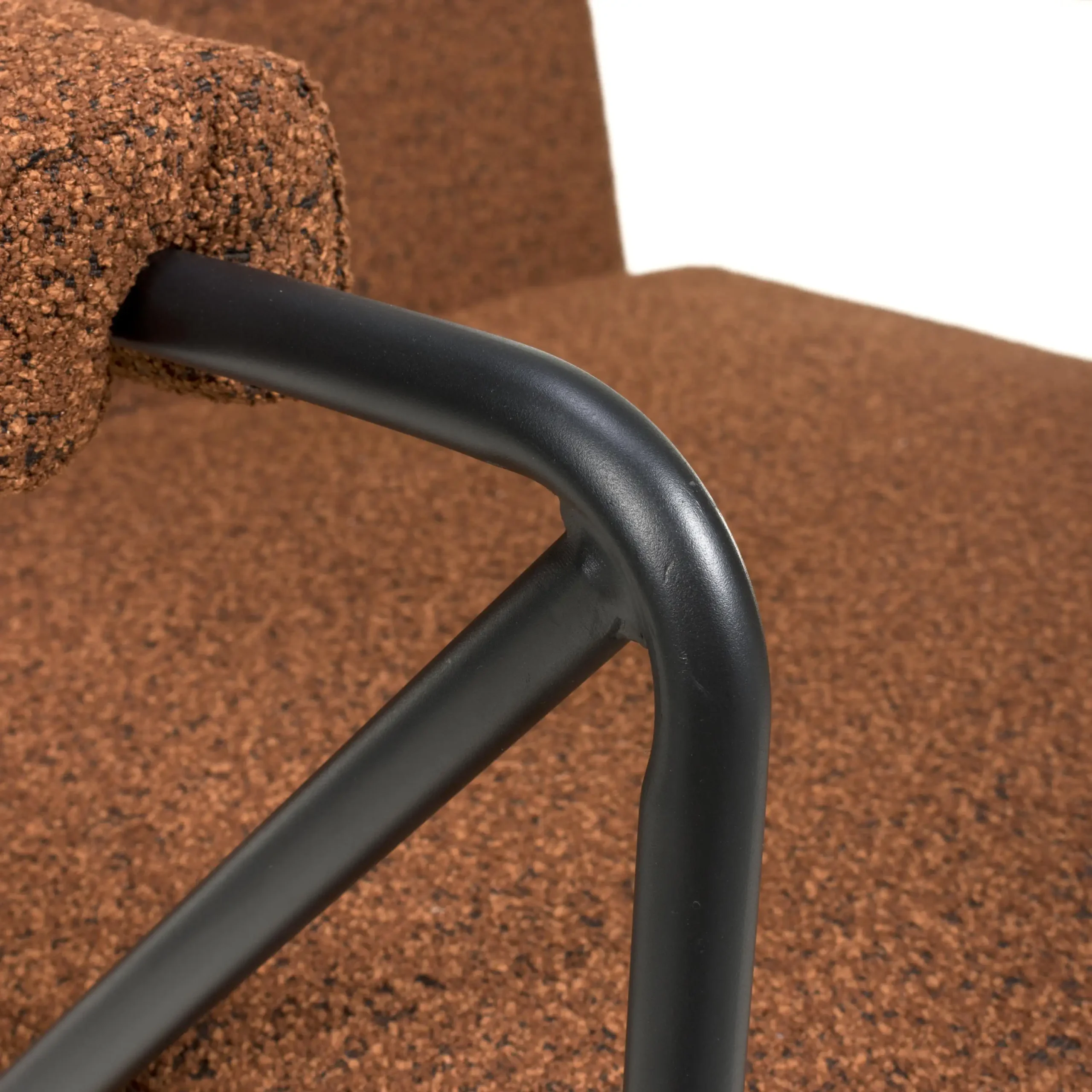 Oslo Speckled Burnt Orange Armchair - Image 6