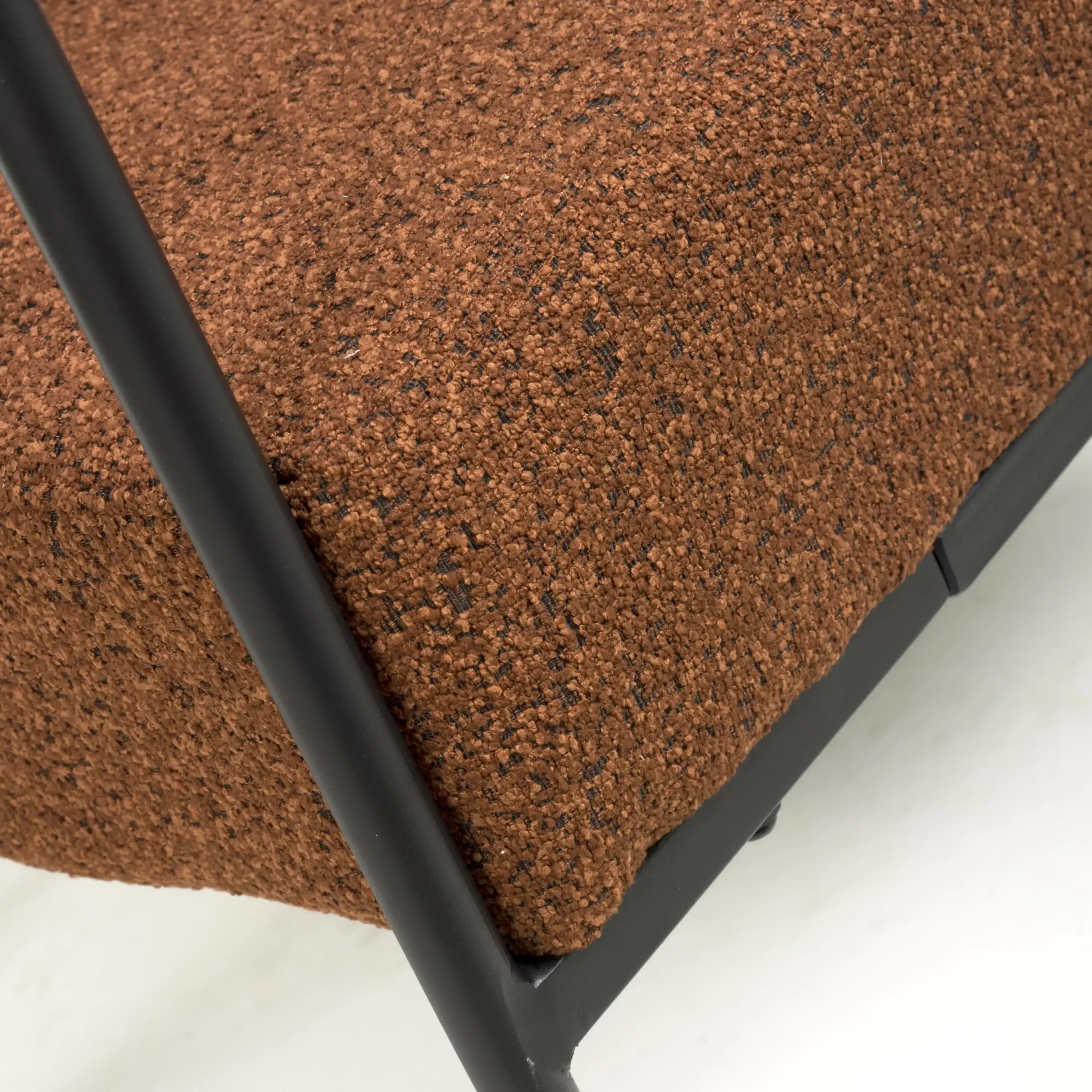 Oslo Speckled Burnt Orange Armchair - Image 7