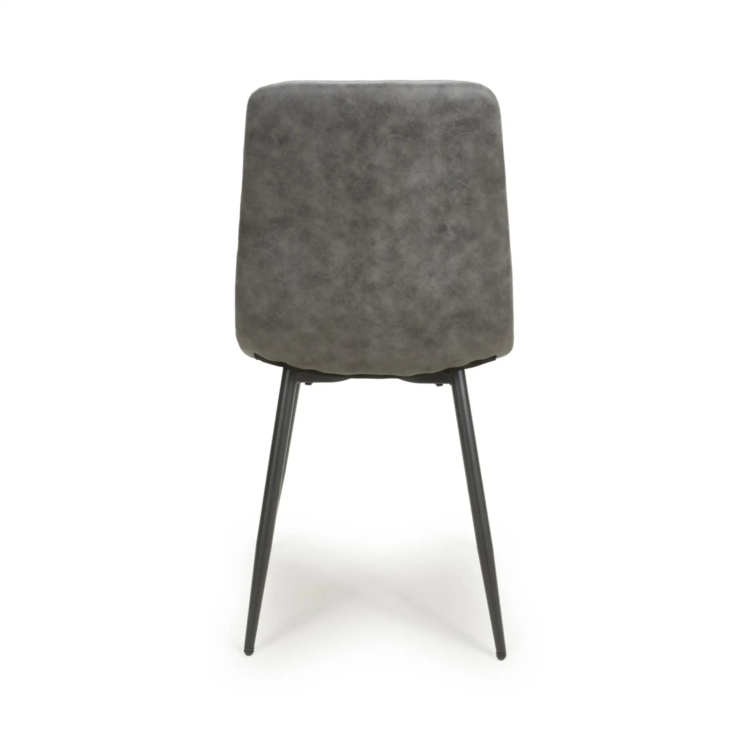 Lisbon Microfibre Grey Dining Chair - Image 5
