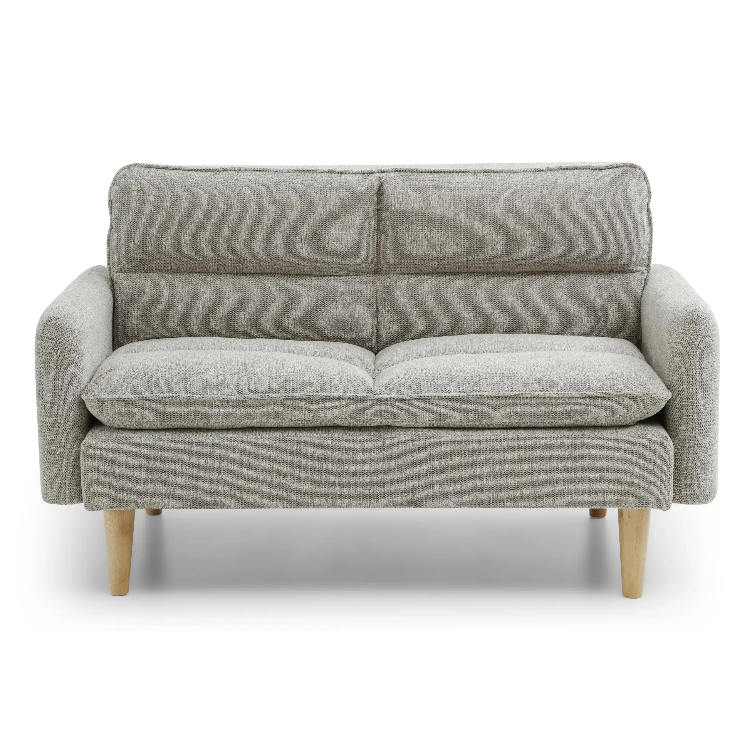 Cosy Rest Chenille Effect Natural 2 Seater Sofa - Image 2