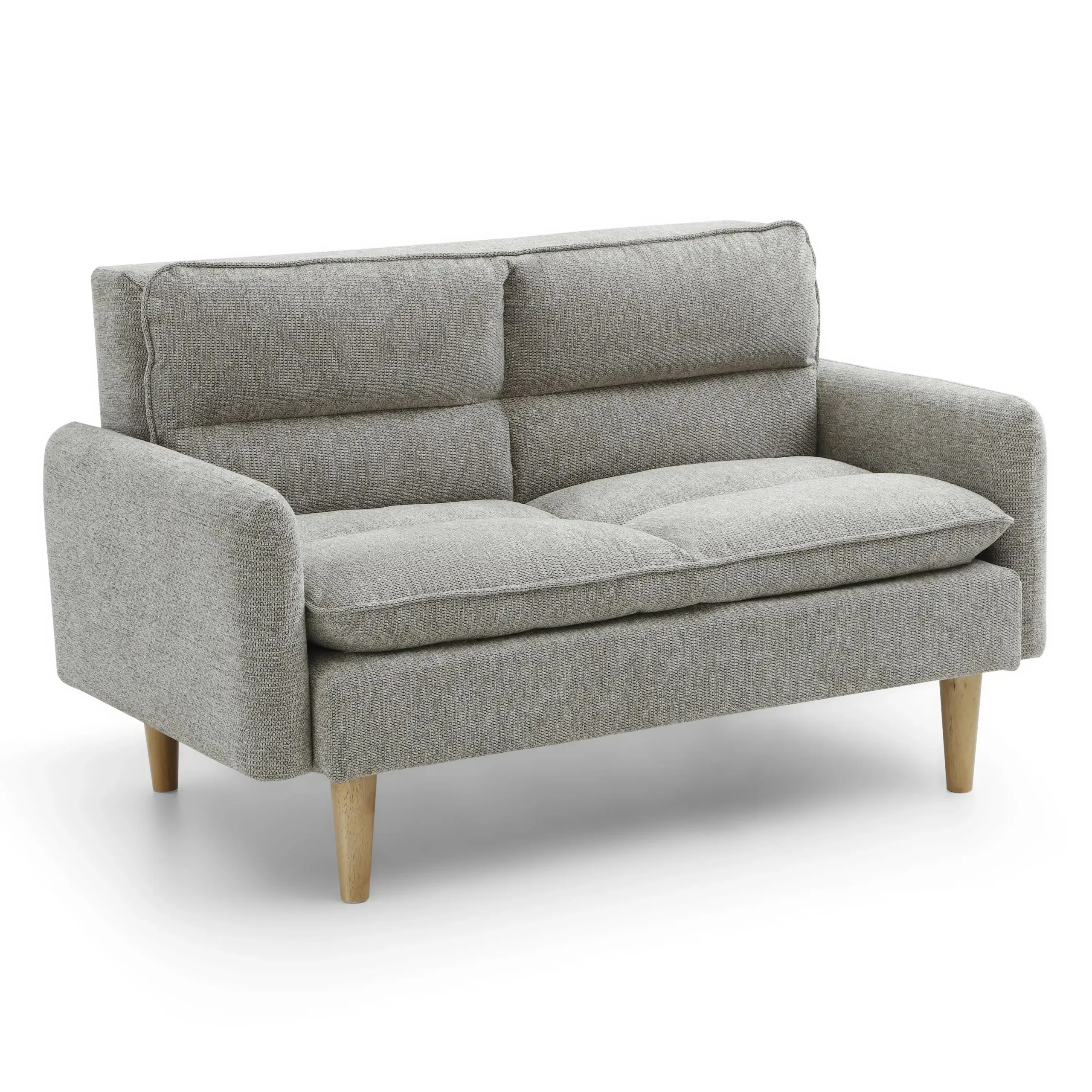 Cosy Rest Chenille Effect Natural 2 Seater Sofa
