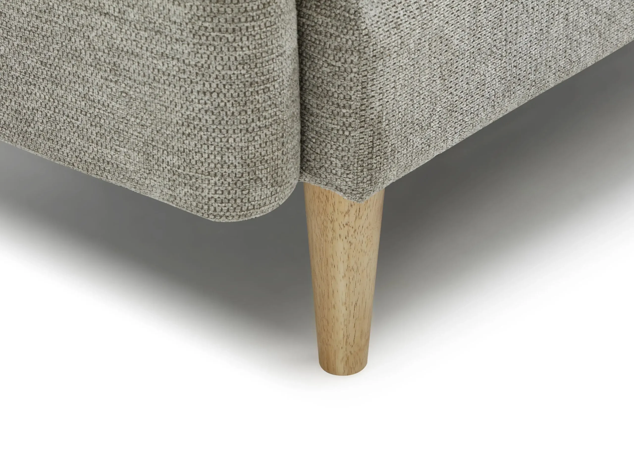 Cosy Rest Chenille Effect Natural 2 Seater Sofa - Image 5