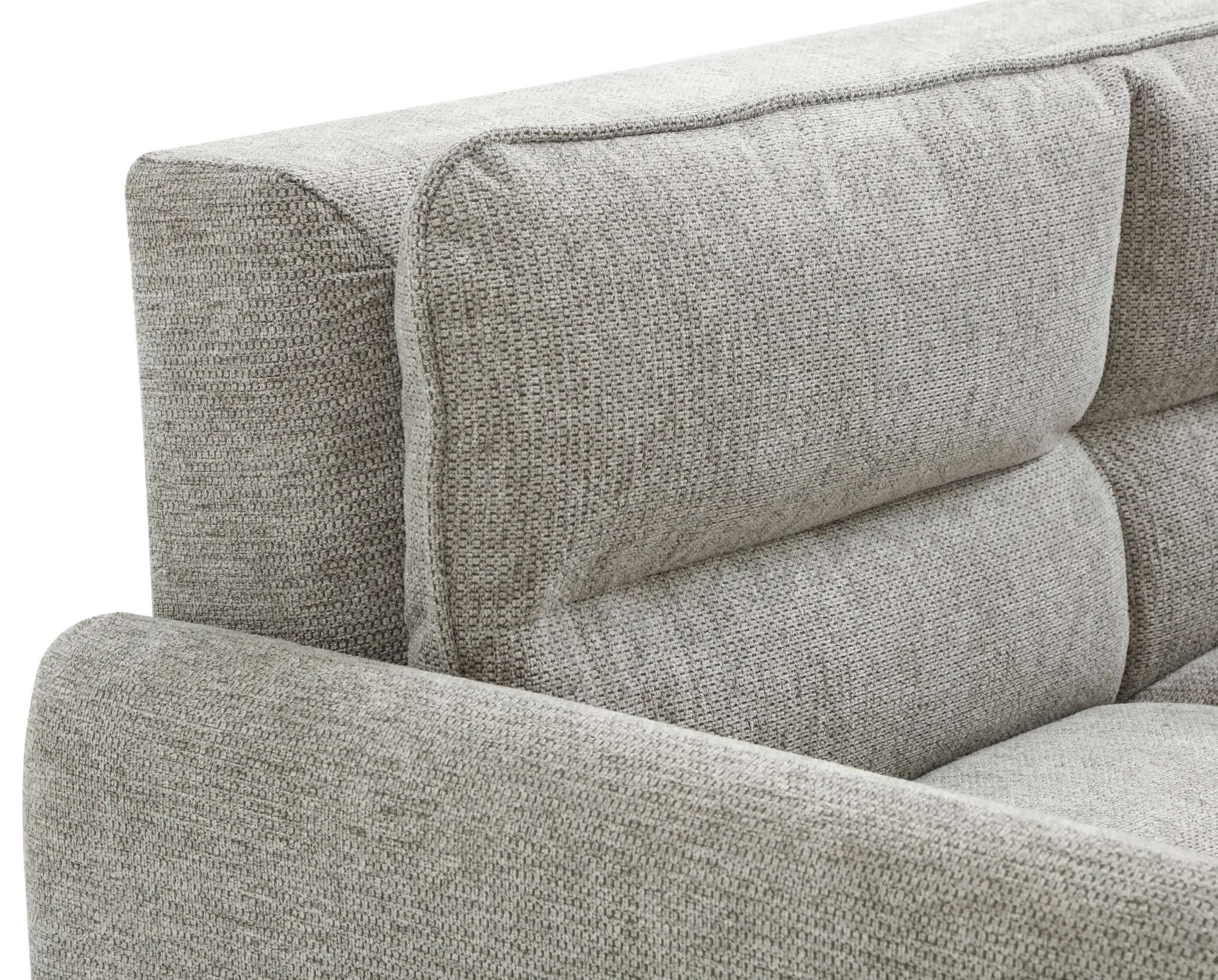 Cosy Rest Chenille Effect Natural 2 Seater Sofa - Image 6