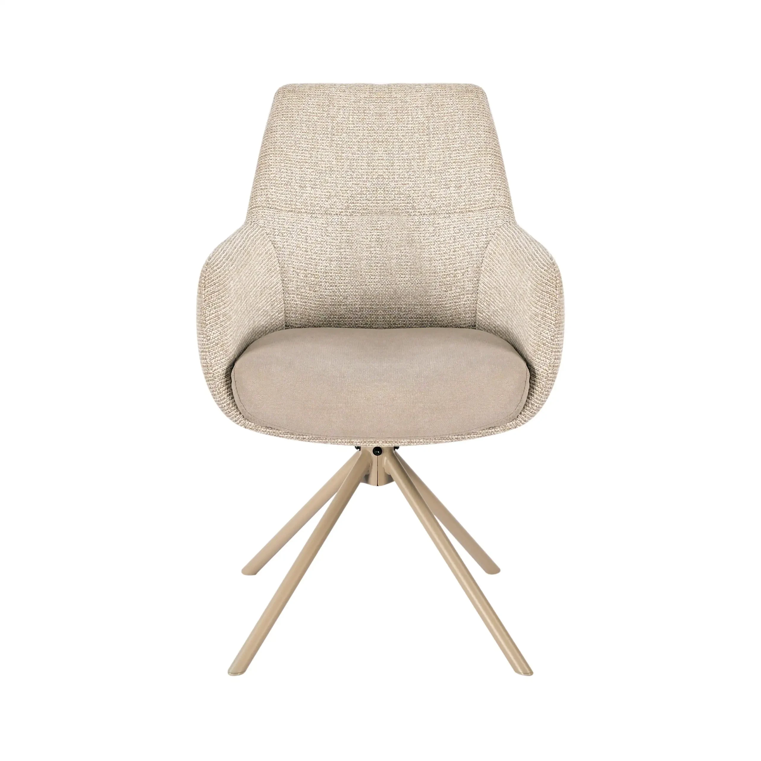 Rimini Tweed Natural Dining Chair - Image 4