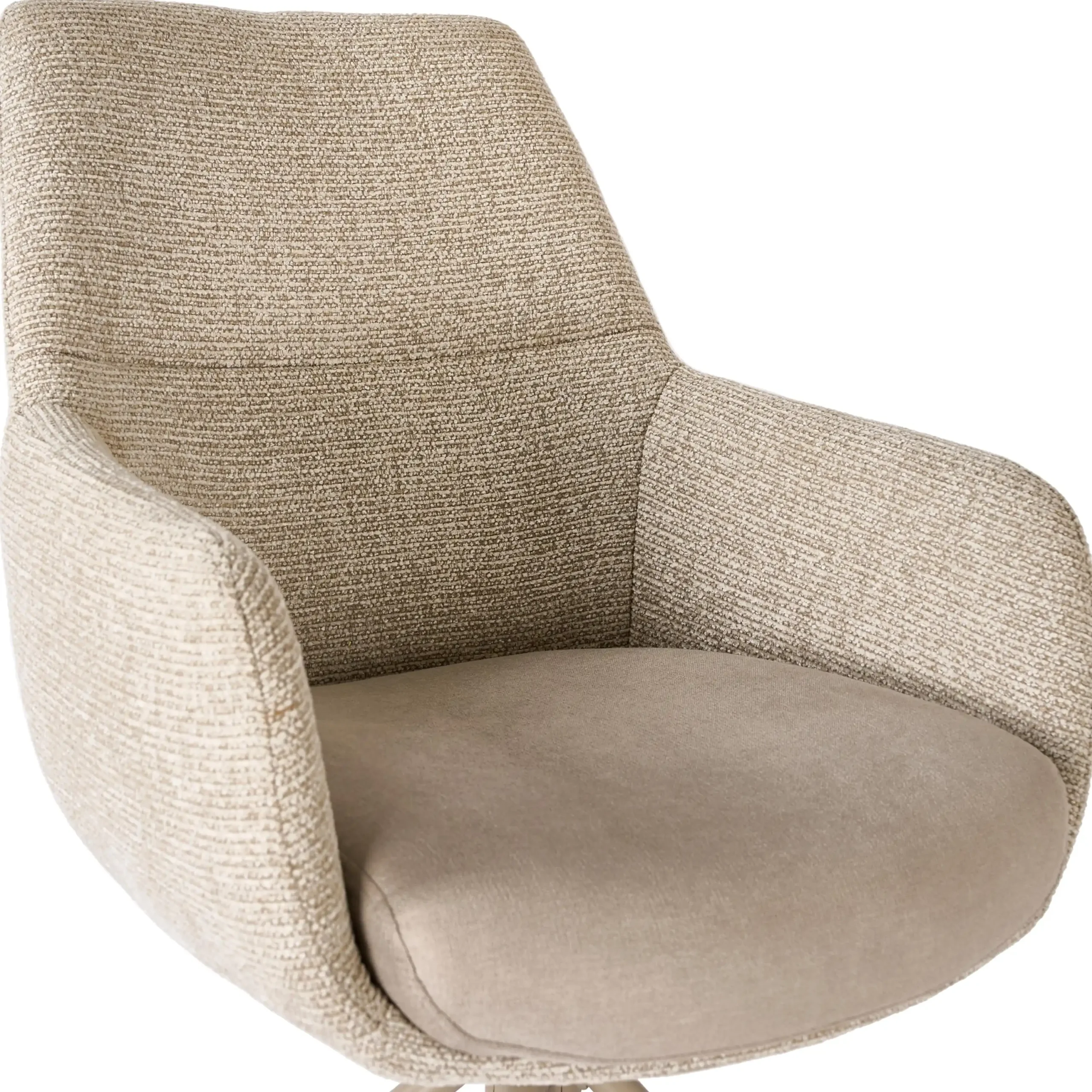 Rimini Tweed Natural Dining Chair - Image 6