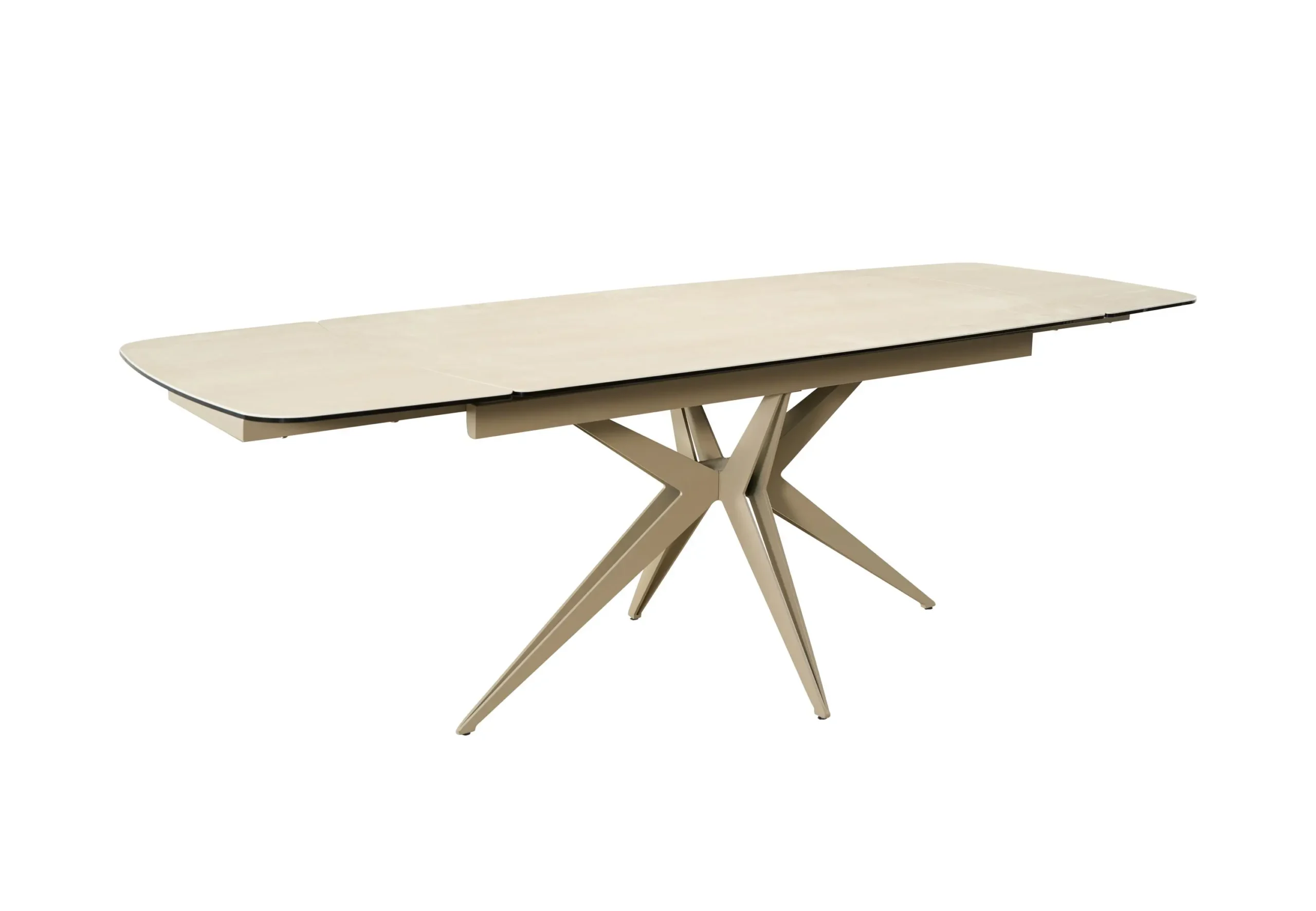 Naples 2.4m Extending Natural Travertine Dining Table