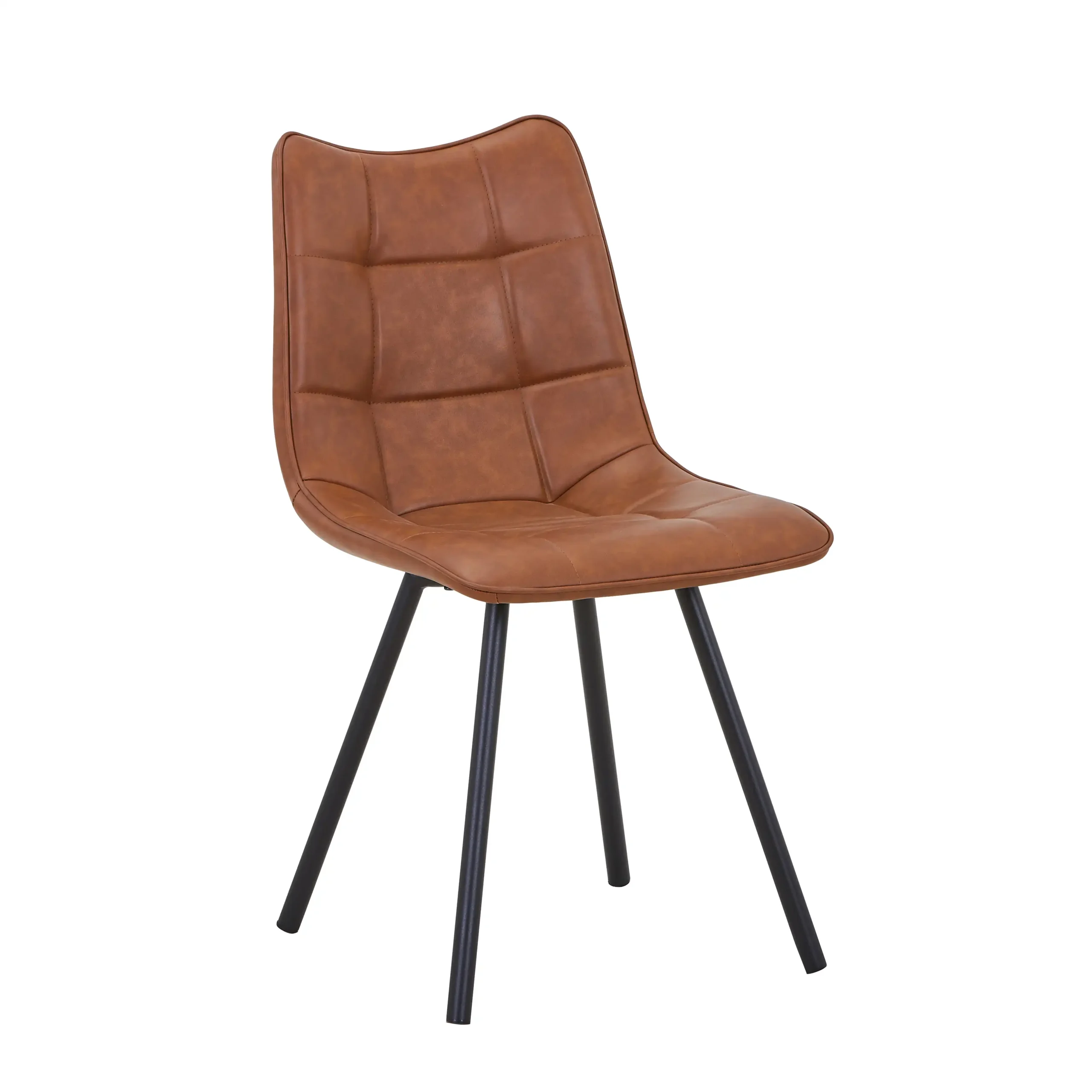 Alnwick Leather Effect Tuscan Tan Dining Chair