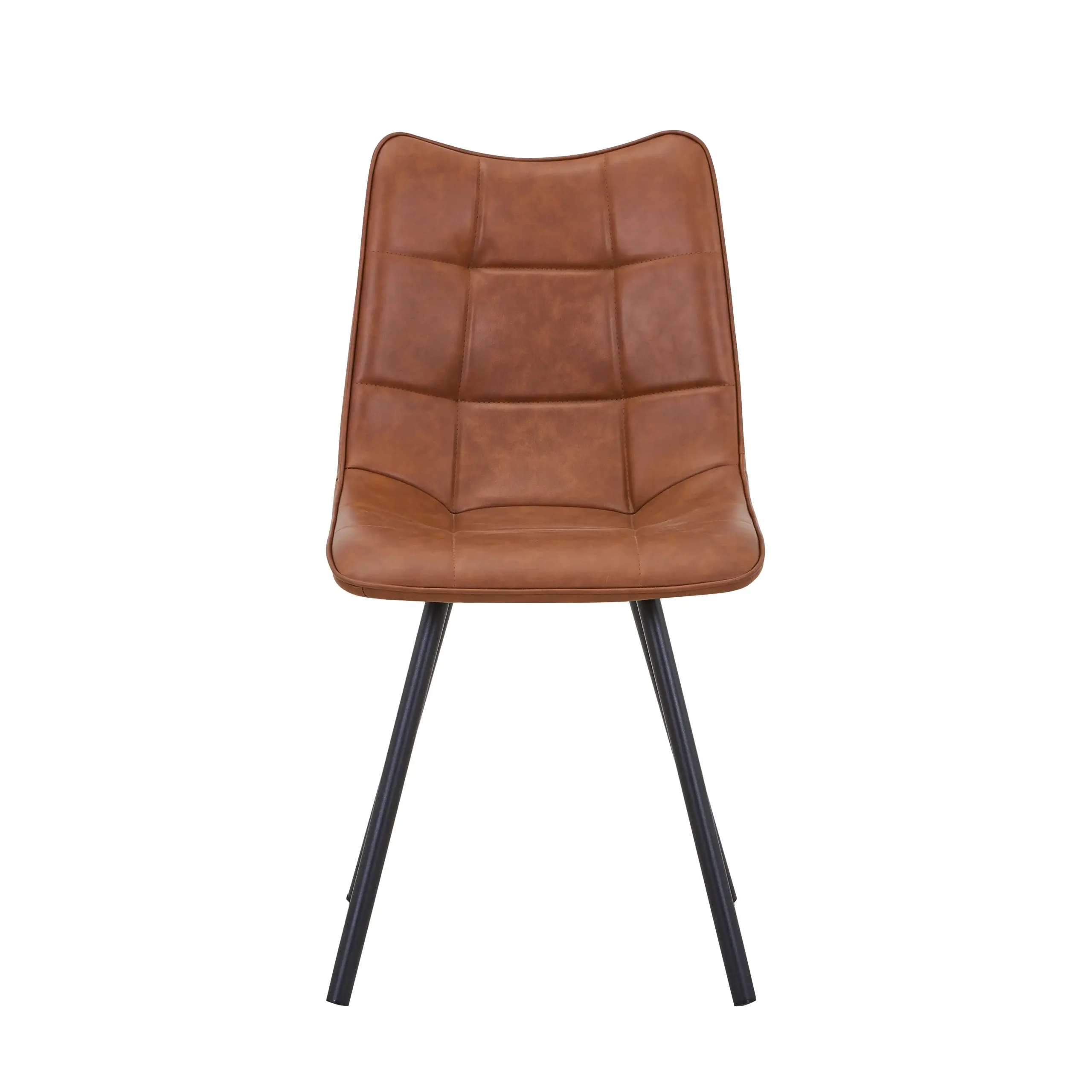Alnwick Leather Effect Tuscan Tan Dining Chair - Image 4