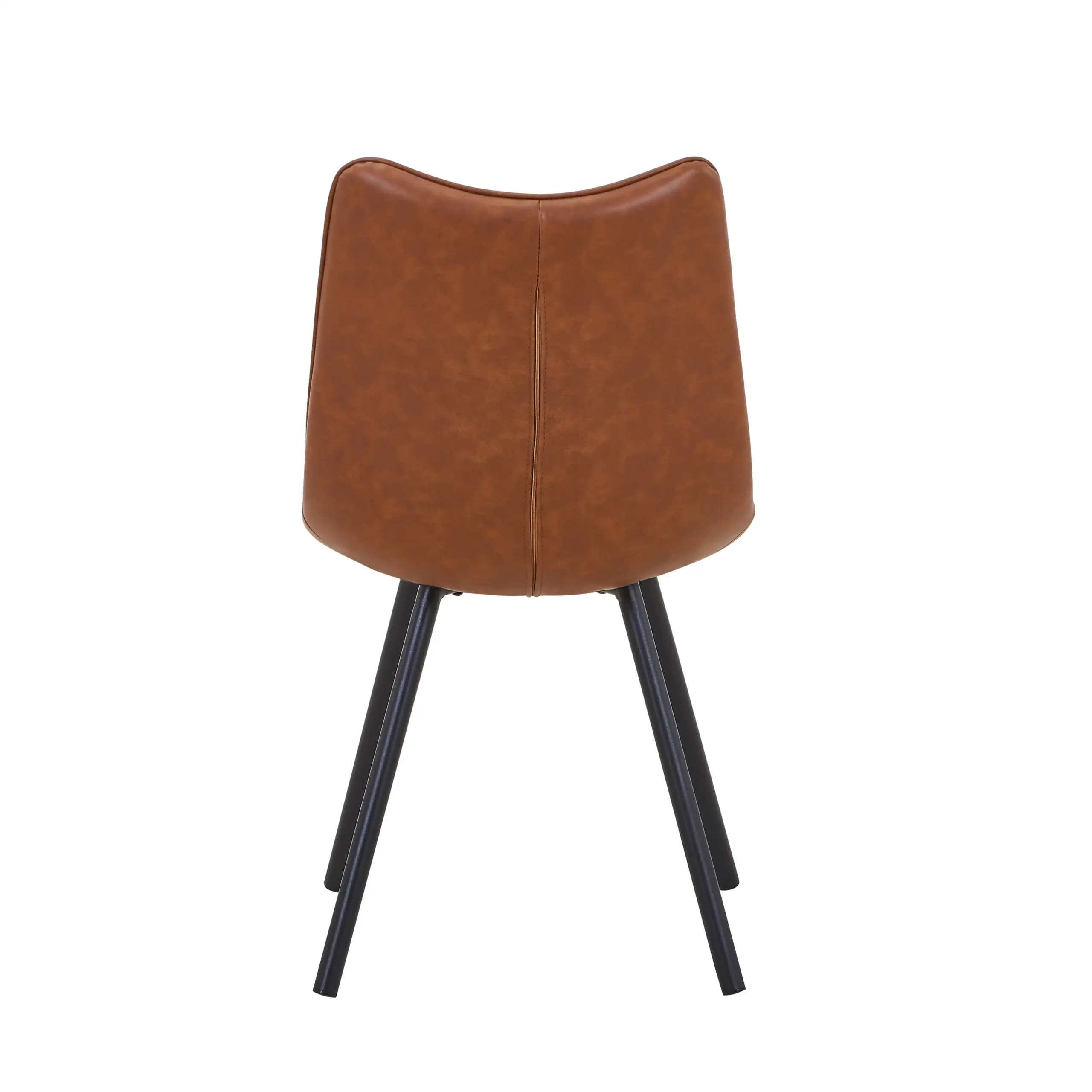 Alnwick Leather Effect Tuscan Tan Dining Chair - Image 5