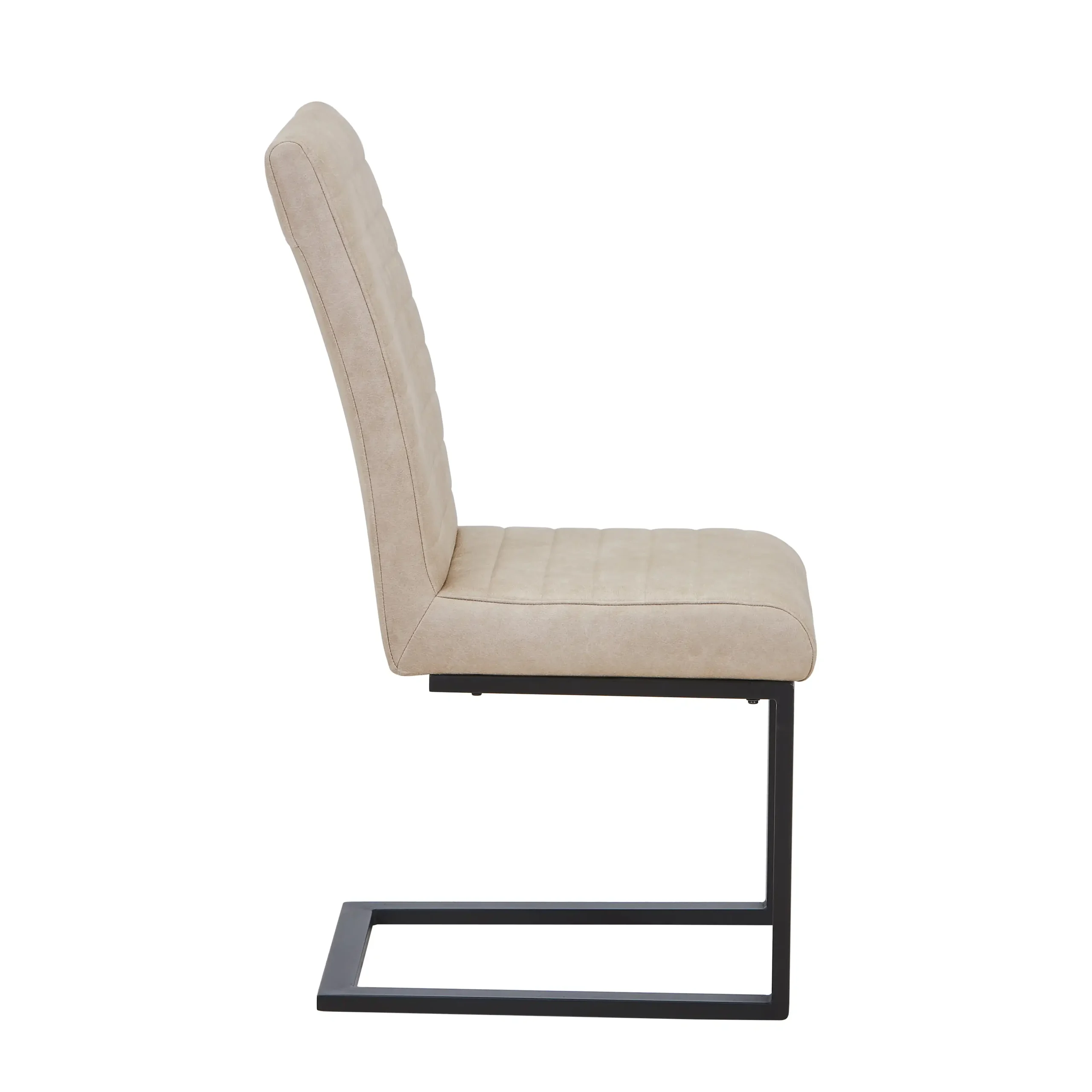 Belvoir Leather Effect Dining Chair - Image 3