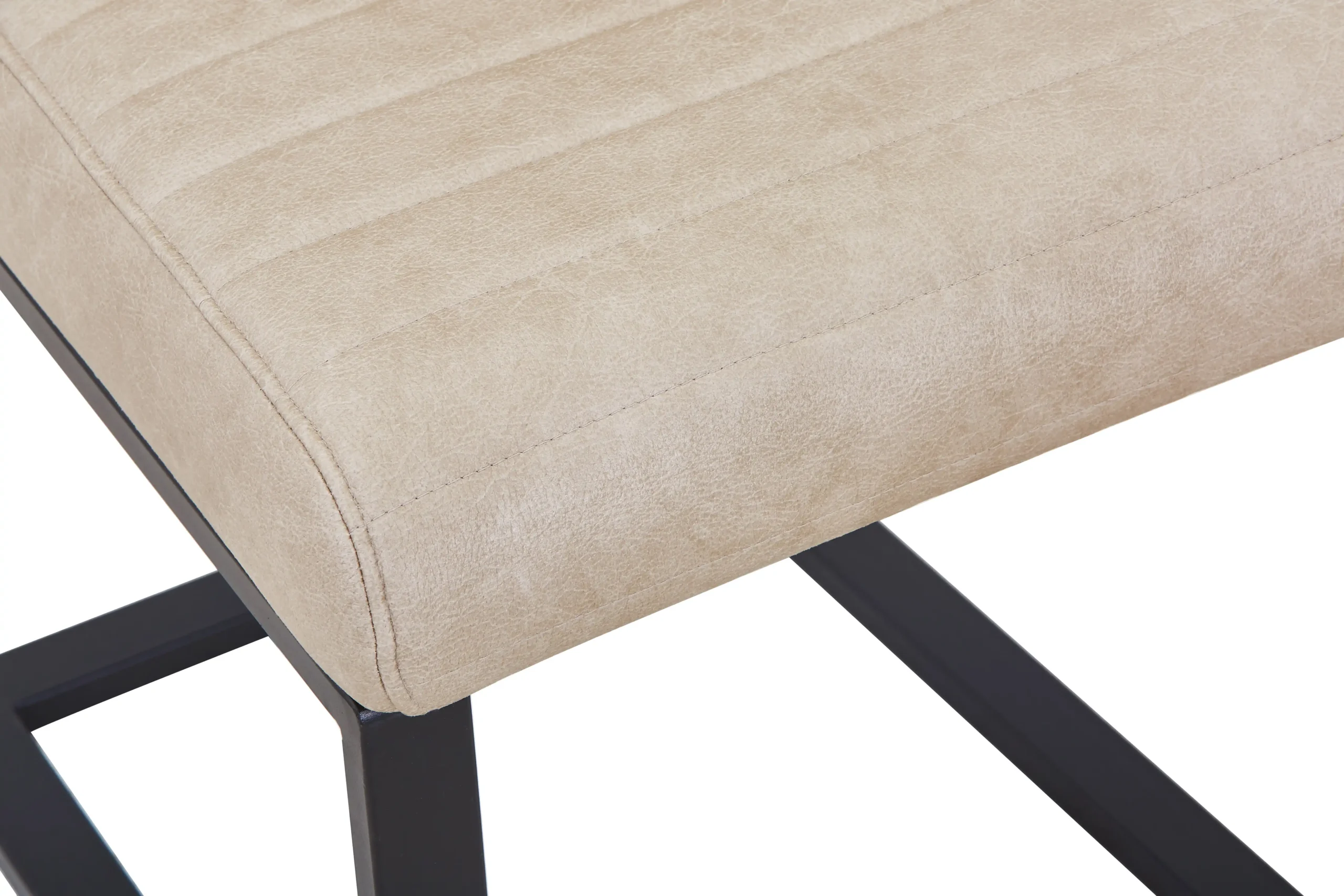 Belvoir Leather Effect Dining Chair - Image 6