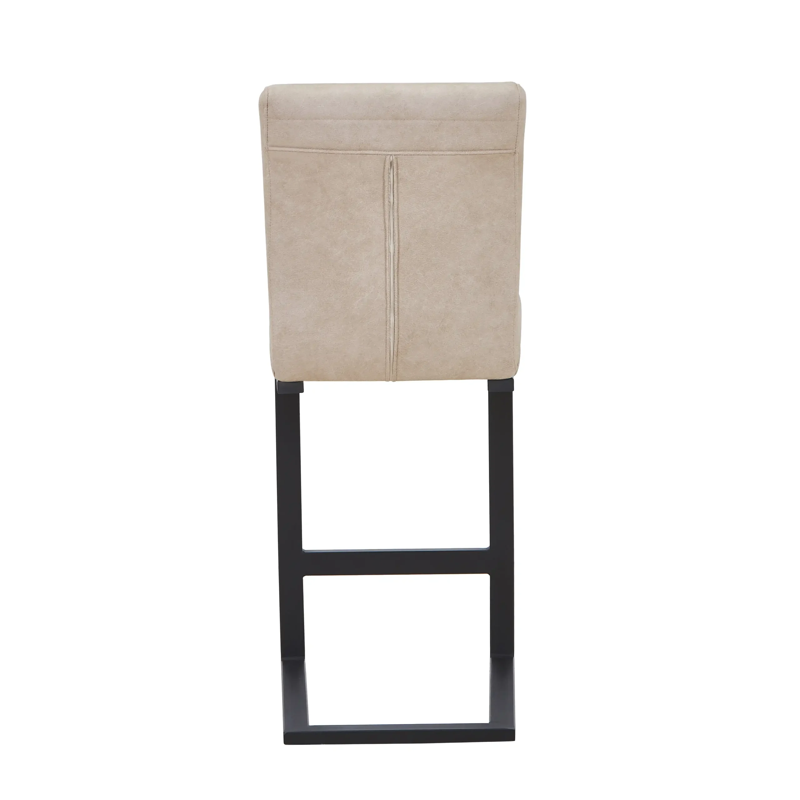 Belvoir Leather Effect Beige Bar Stool - Image 4
