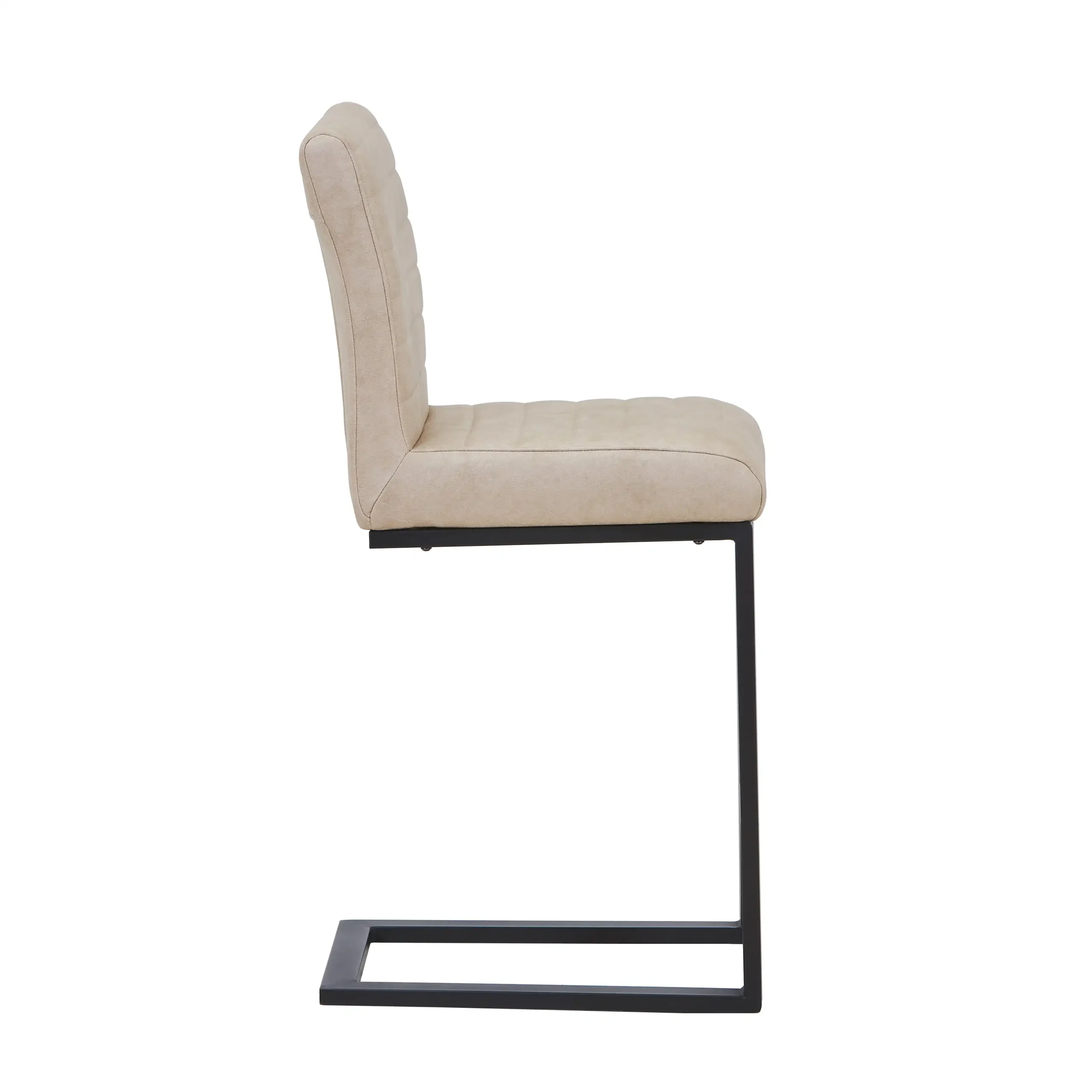 Belvoir Leather Effect Beige Bar Stool - Image 6