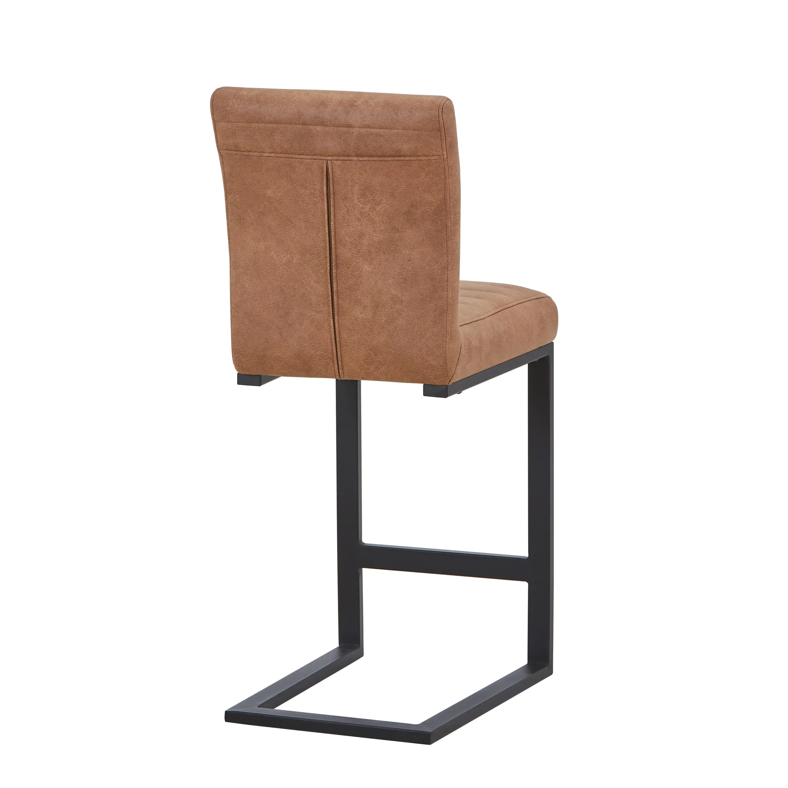 Belvoir Leather Effect Tan Bar Stool - Image 2
