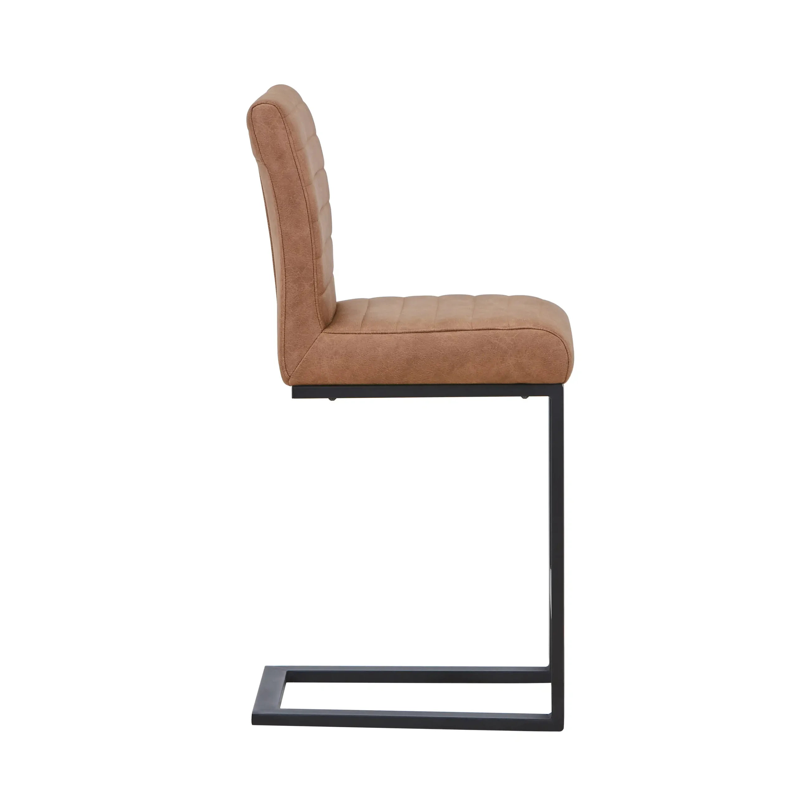Belvoir Leather Effect Tan Bar Stool - Image 3