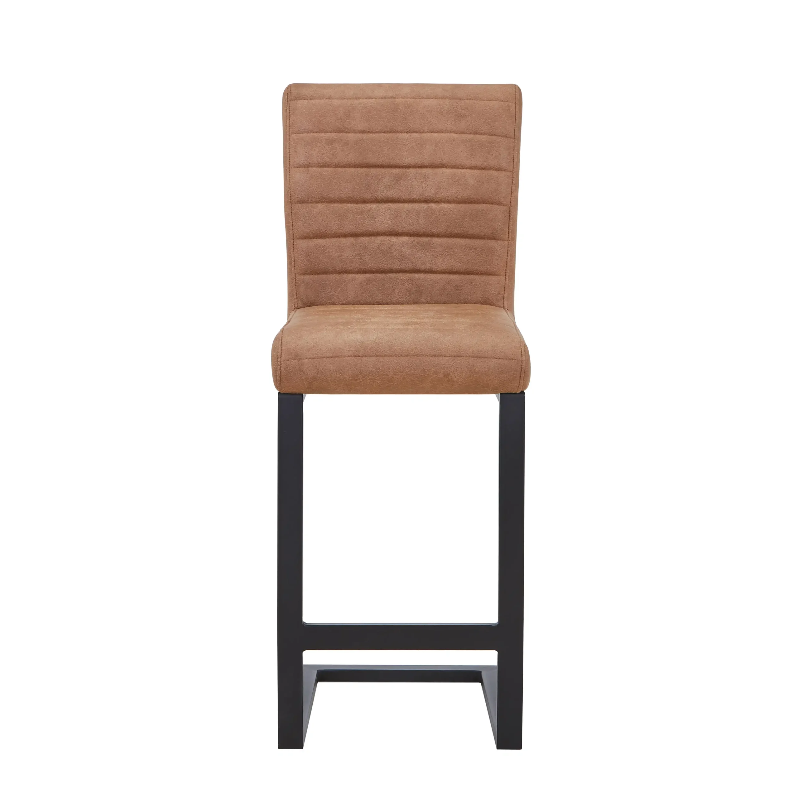 Belvoir Leather Effect Tan Bar Stool - Image 4