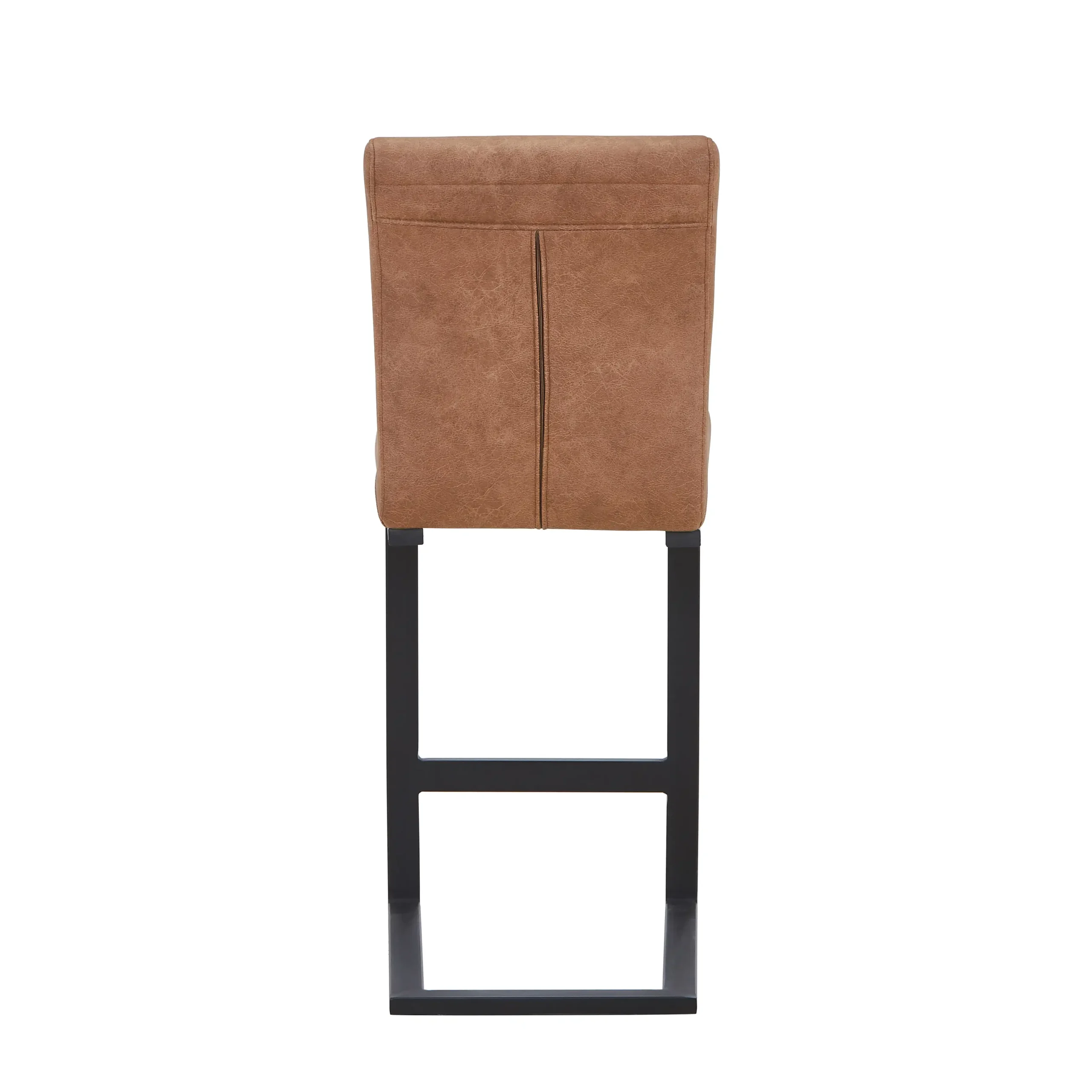 Belvoir Leather Effect Tan Bar Stool - Image 5