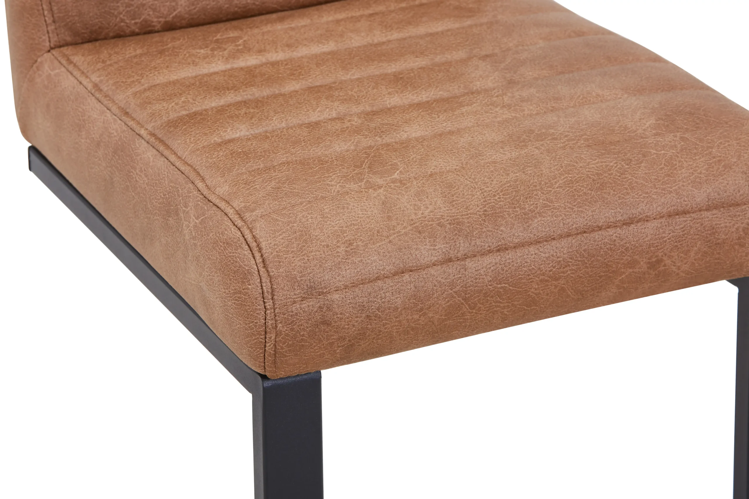 Belvoir Leather Effect Tan Bar Stool - Image 6
