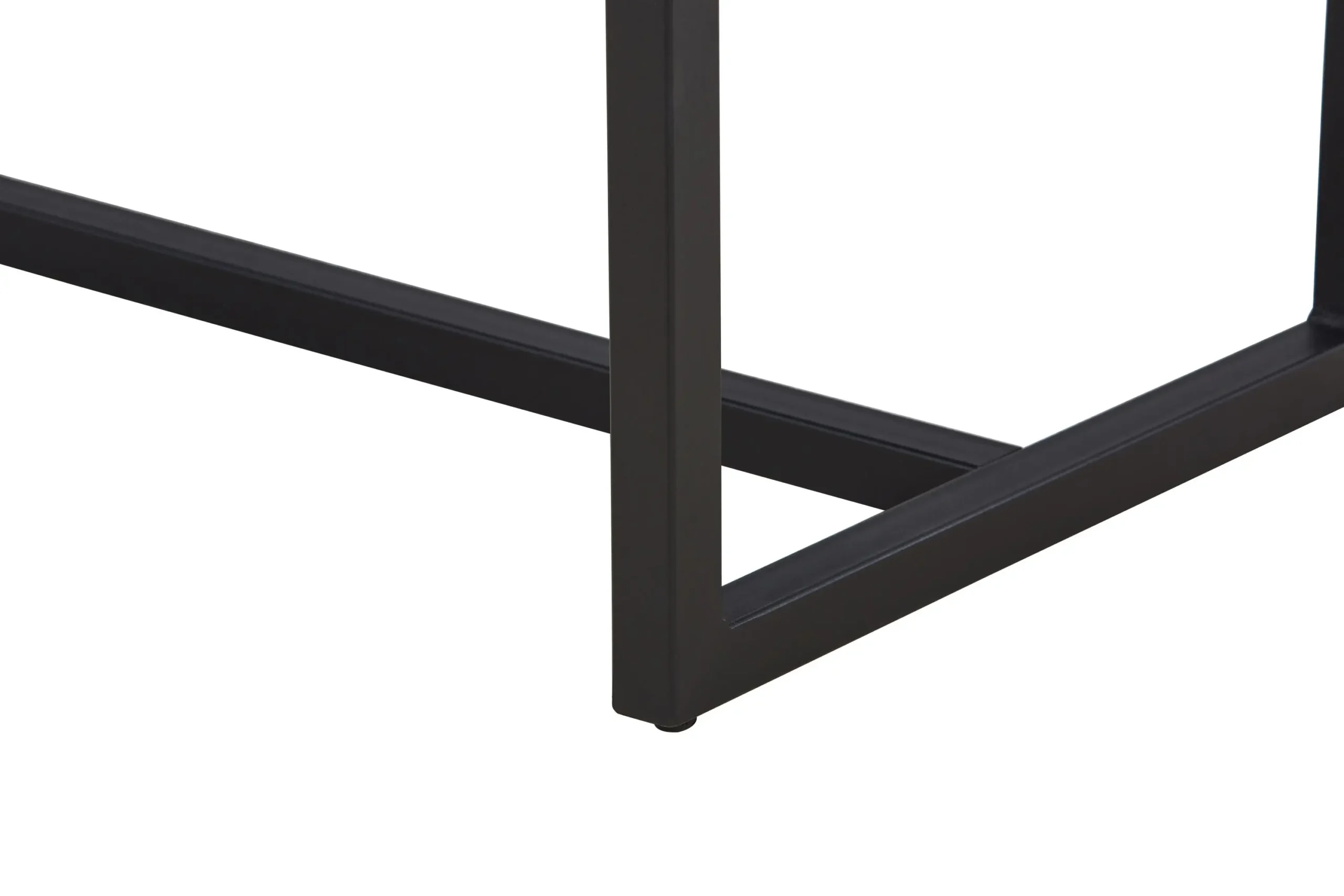 Warwick Leather Effect Grey Bench - Image 5