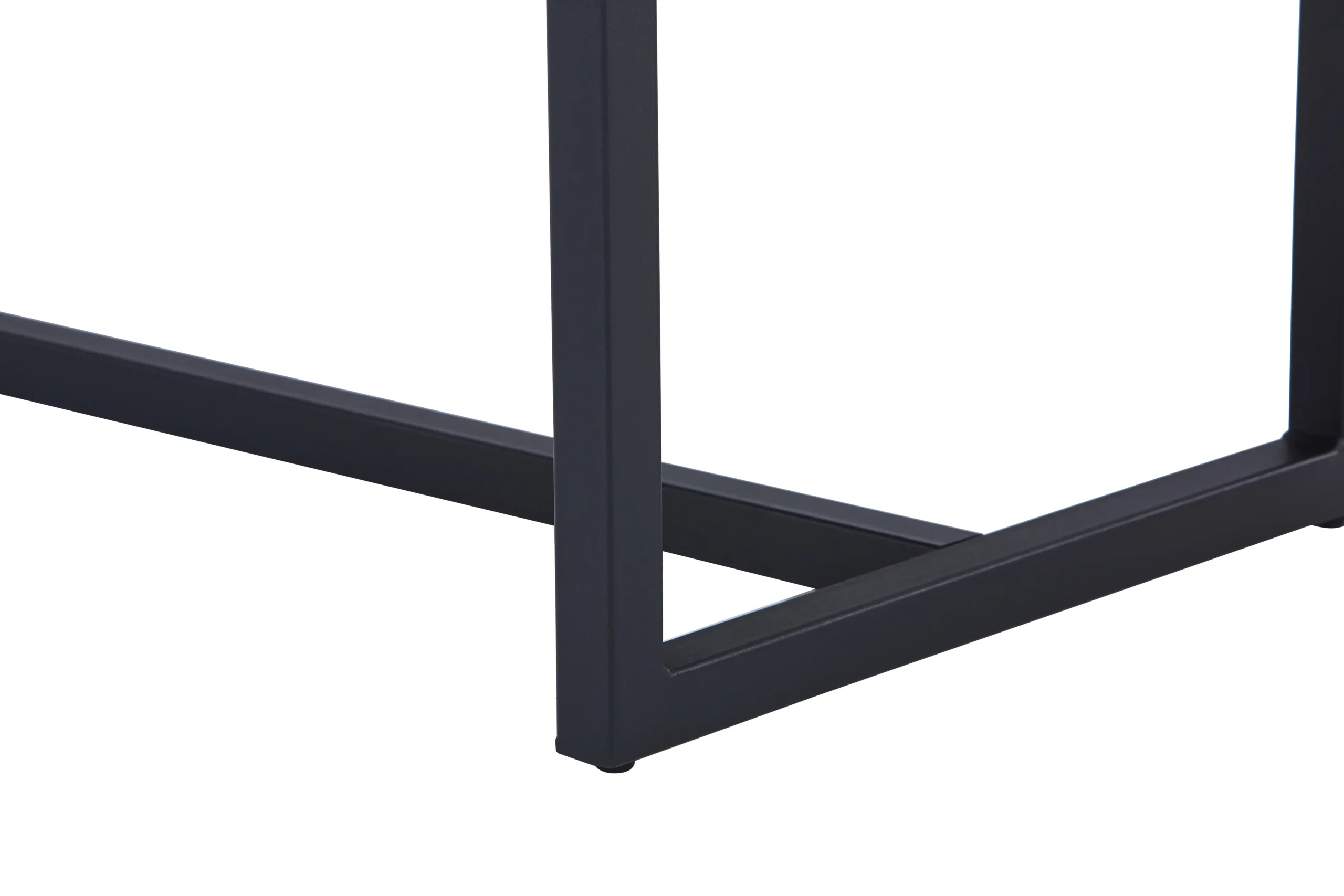 Warwick Leather Effect Brown Bench - Image 4