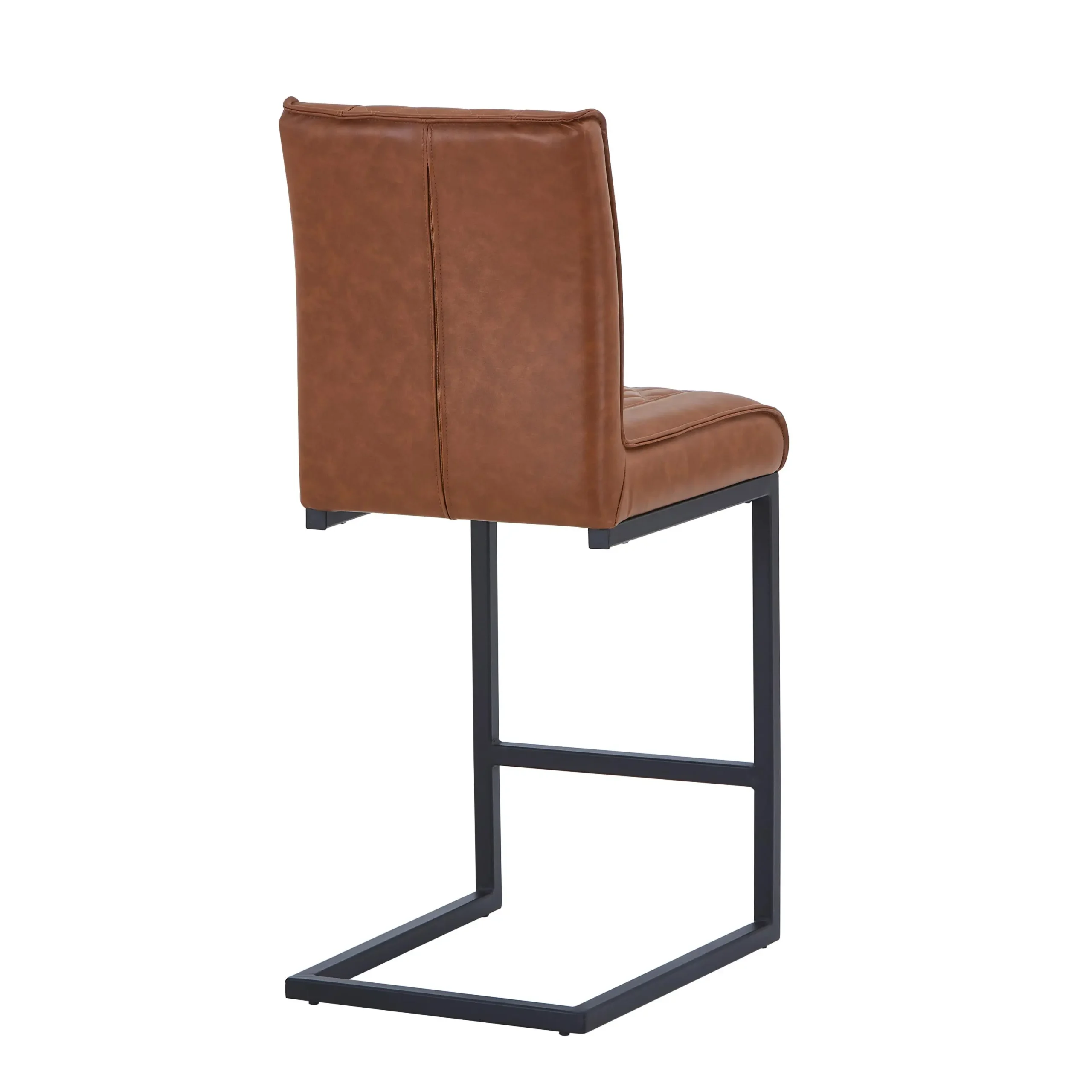 Warwick Leather Effect Tuscan Tan Bar Stool - Image 2