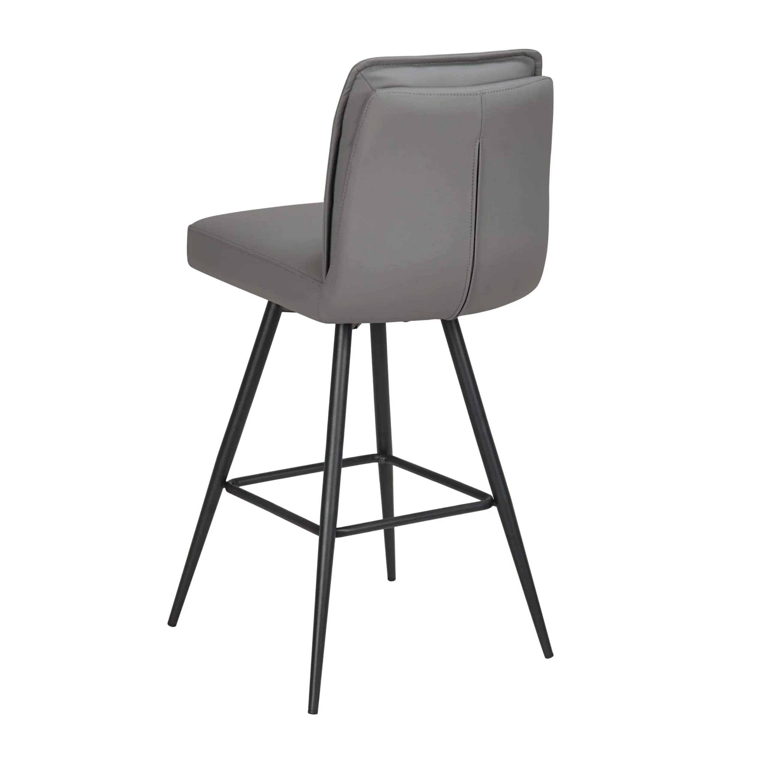 Stylus Leather Effect Taupe Bar Stool - Image 2