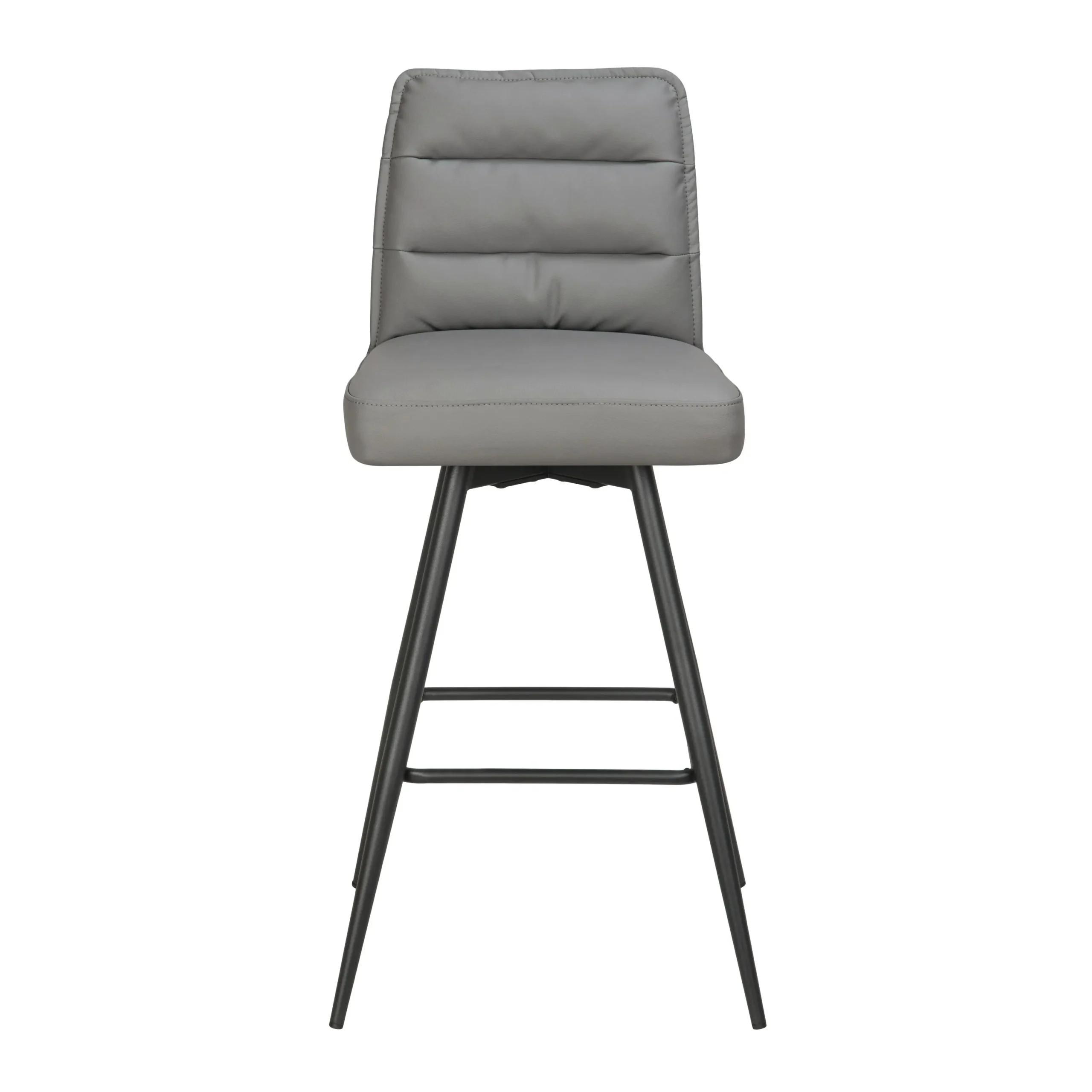 Stylus Leather Effect Taupe Bar Stool - Image 4