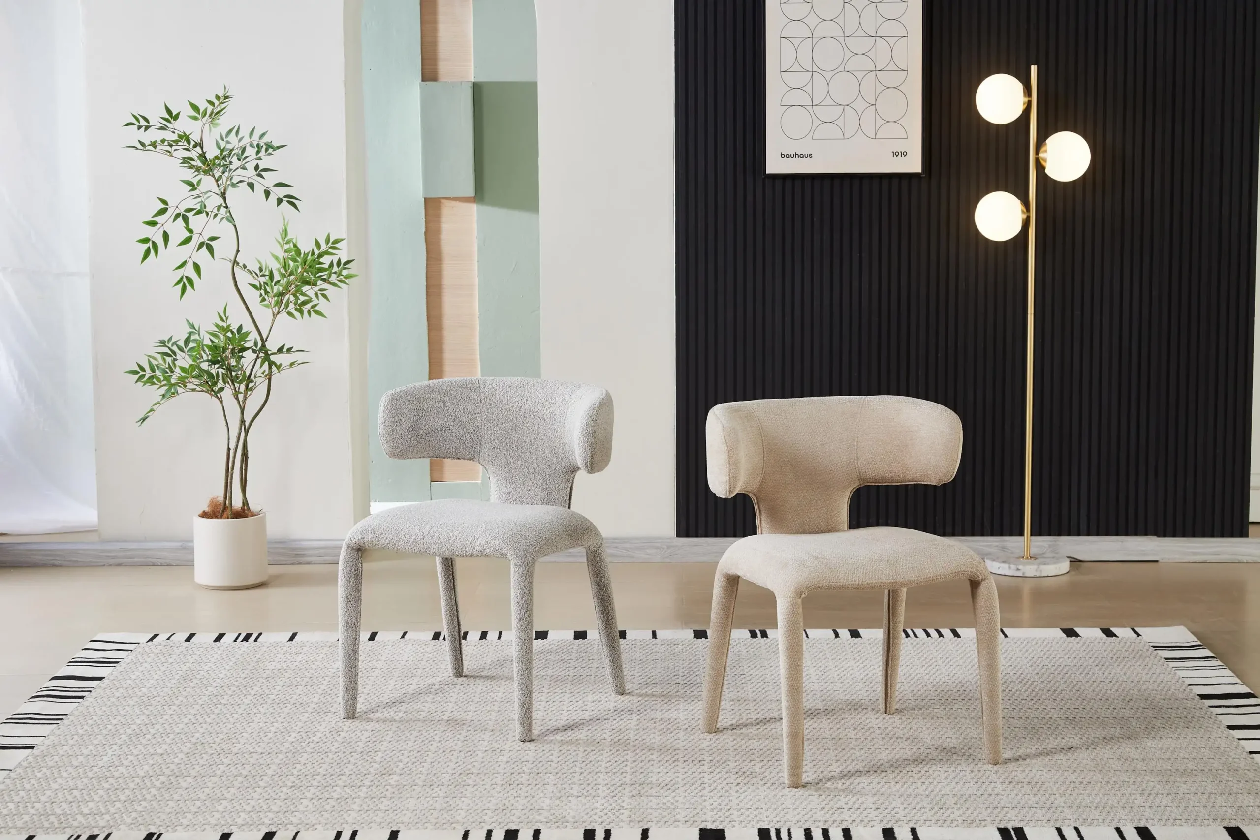 Grace Beige Dining Chair - Image 3