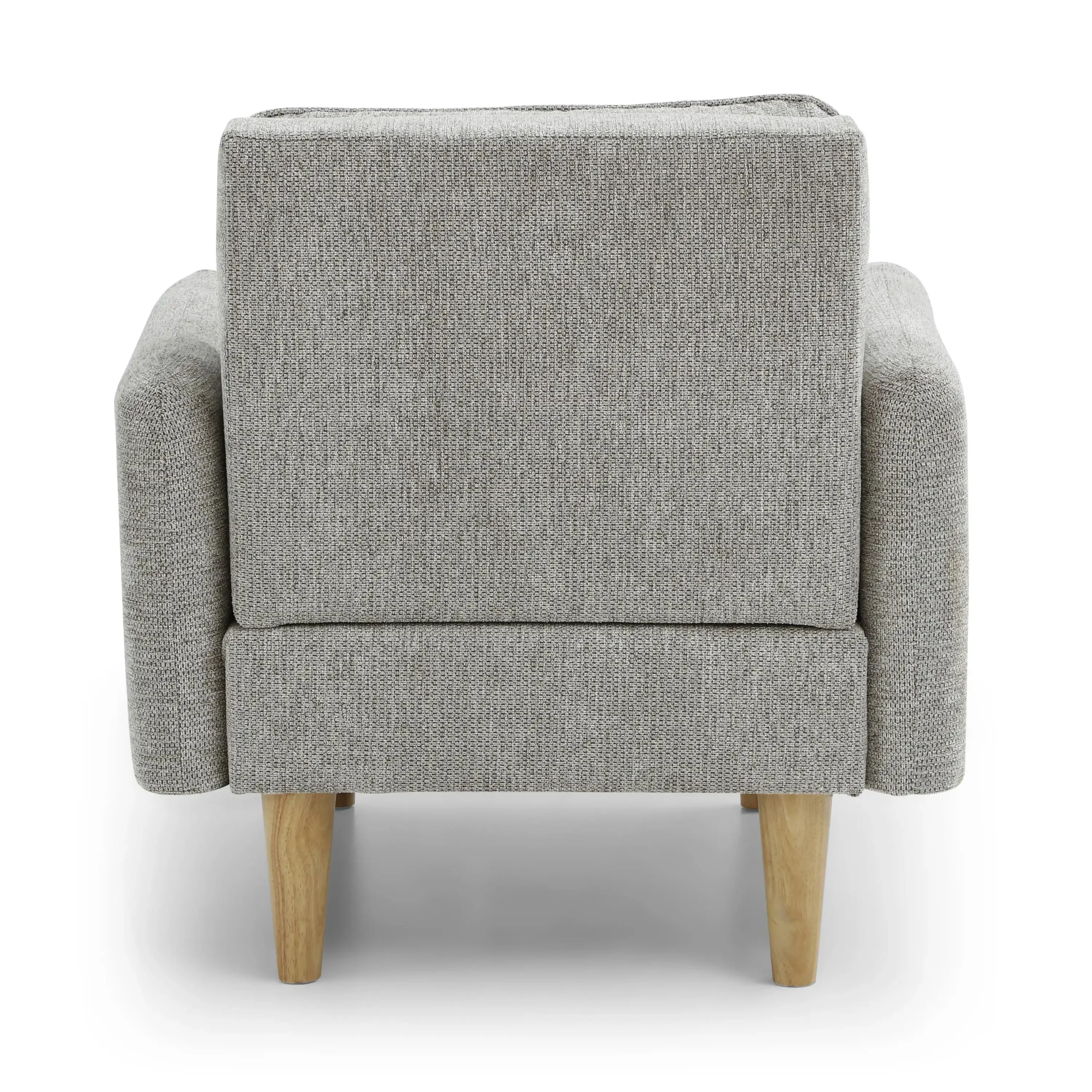 Cosy Rest Chenille Effect Natural Armchair - Image 5